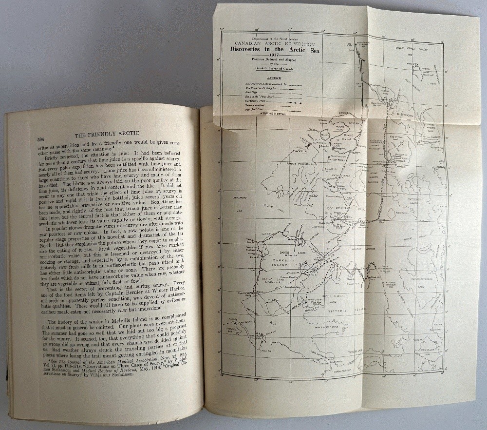 The Friendly Arctic, The Story of Five Years in Polar Regions by Vilhjalmur St..