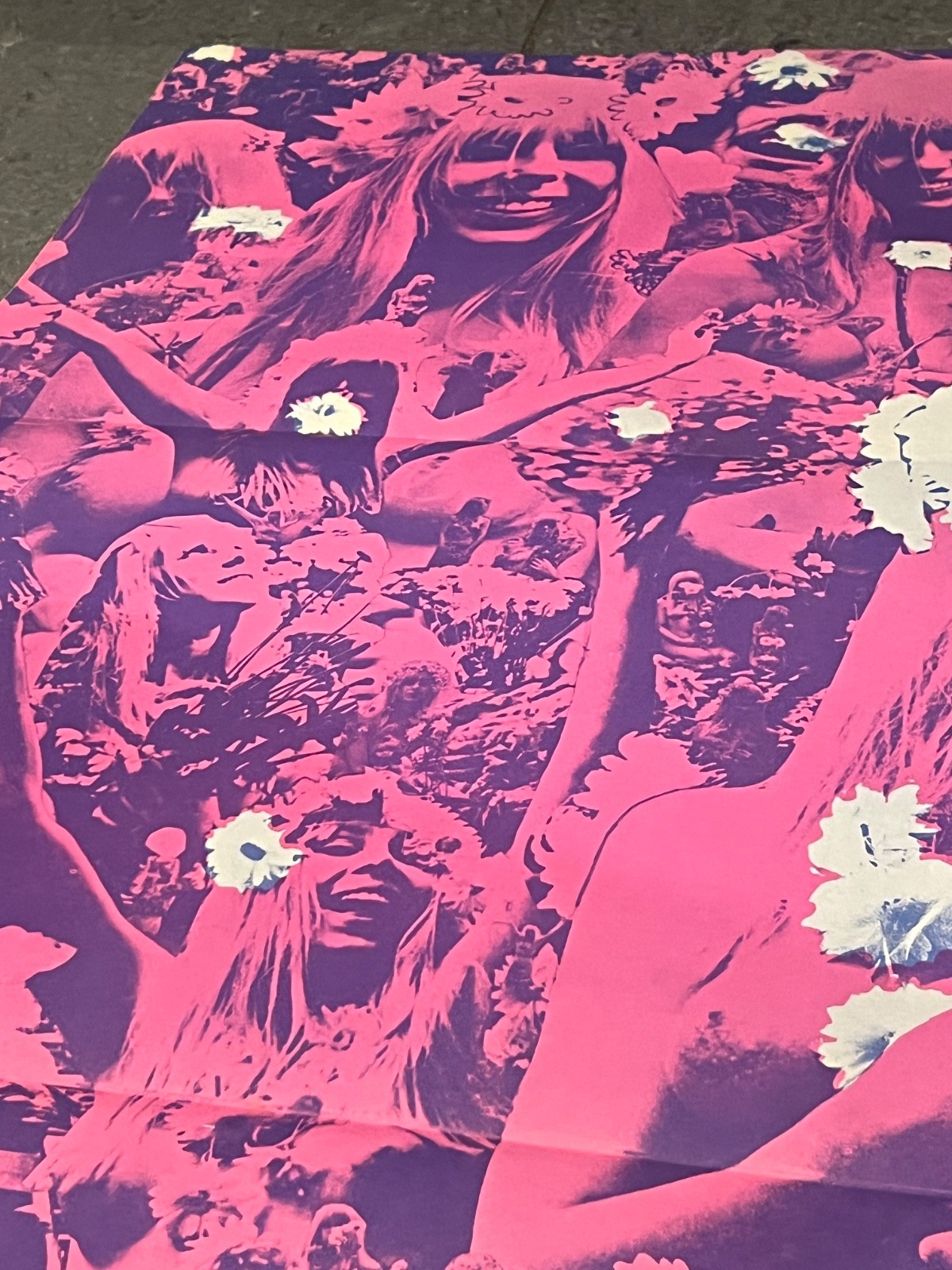 Oz Magazine Issue #5 1967 ‘Plant a flower child’ poster – RARE ORIGINAL