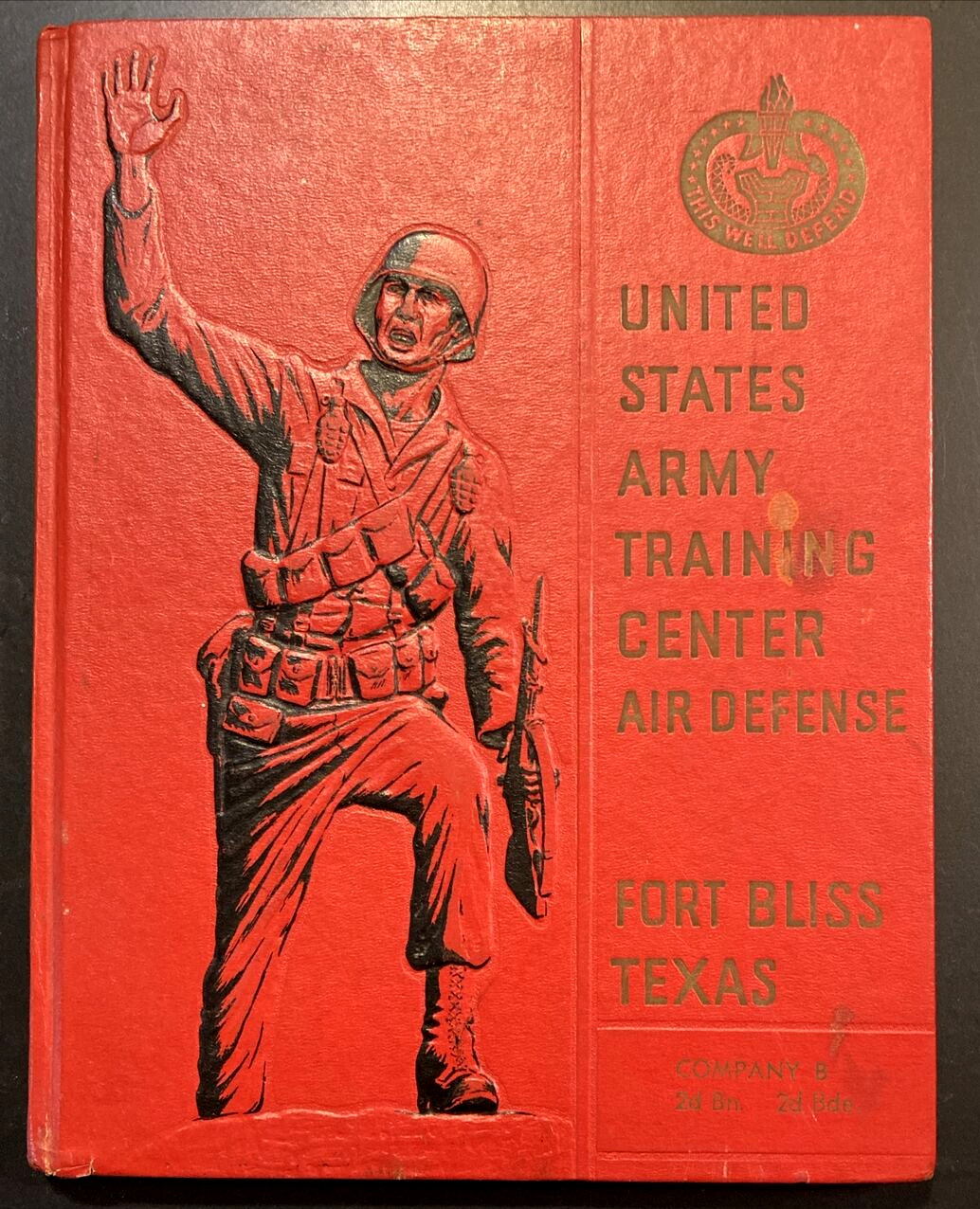United States Army Training Center Air Defense Fort Bliss Texas Company B 1966