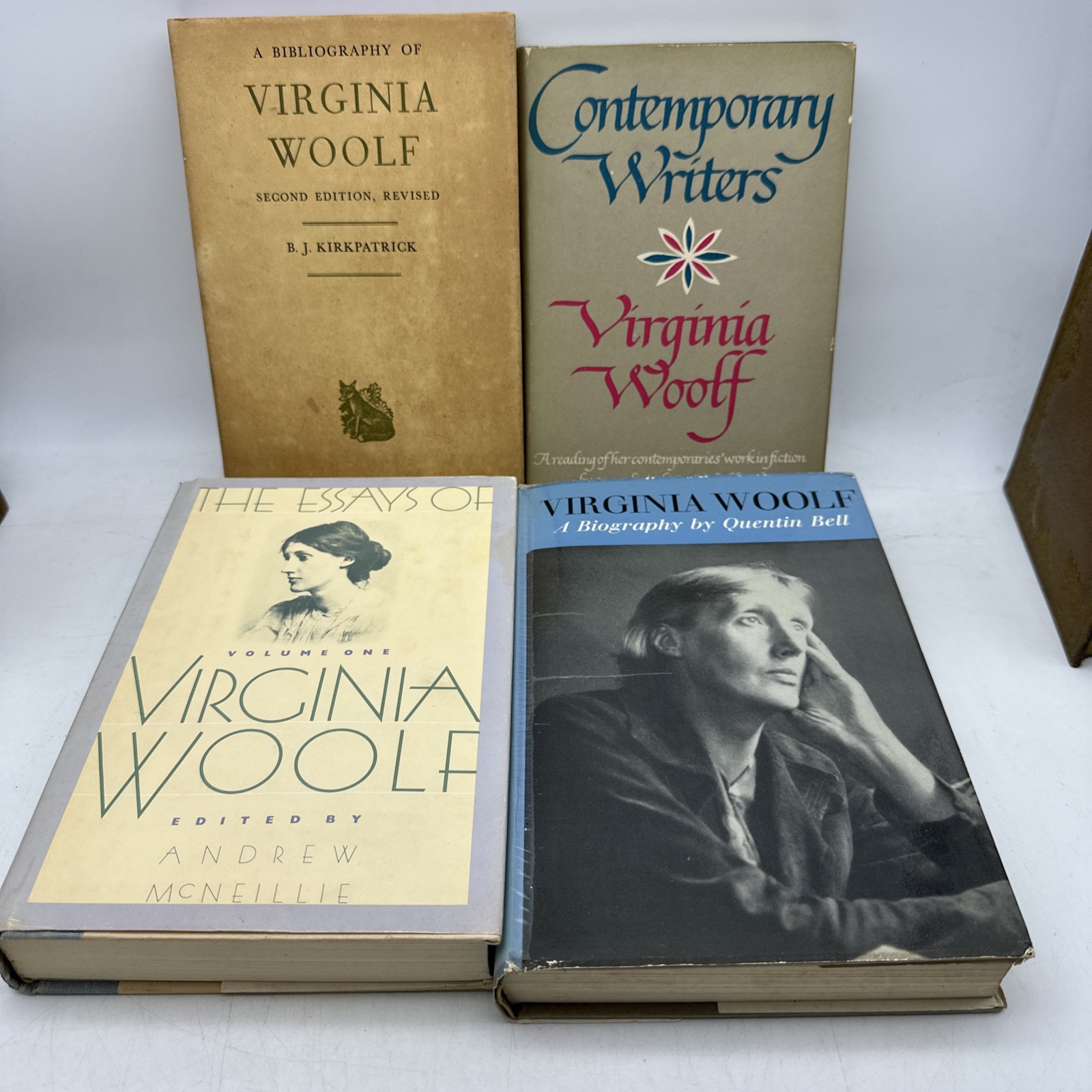 Virginia Woolf Vintage Books 4 Vol Lot 2 First Editions Bloomsbury (AA219)