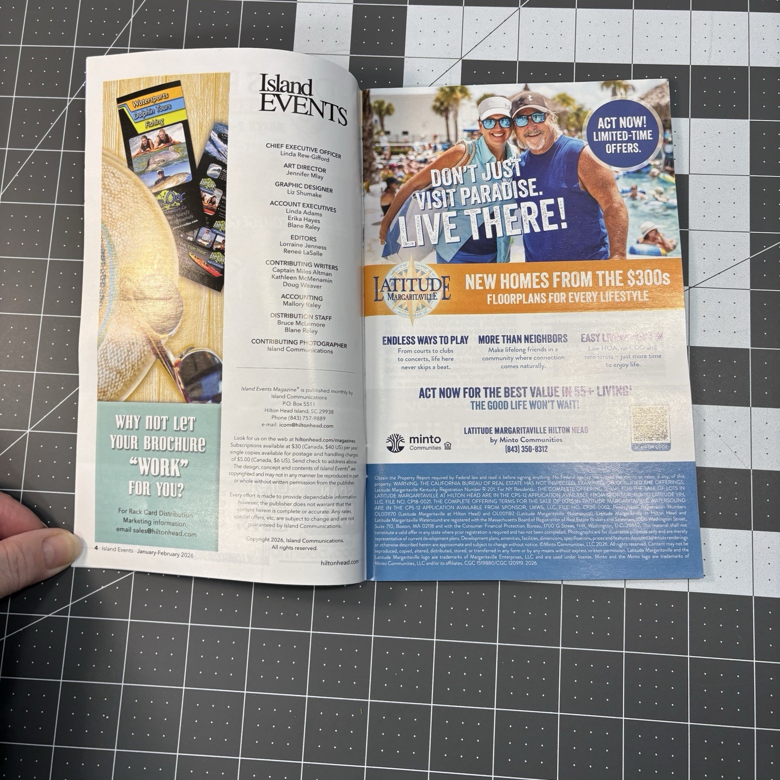 Hilton Head Island Resort Magazine Lot Golf Travel Food Tourism Guides 2026 NEW