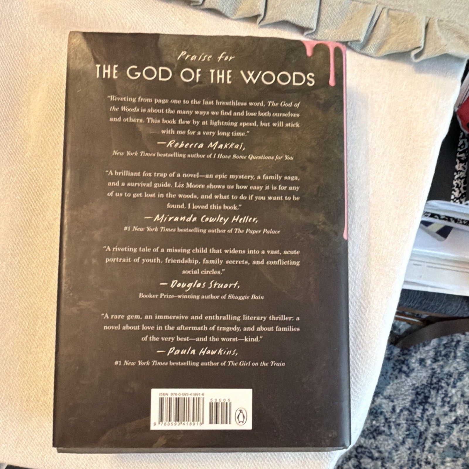 The God of the Woods by Liz Moore Hardcover Riverhead Books 2024 Dust Jacket
