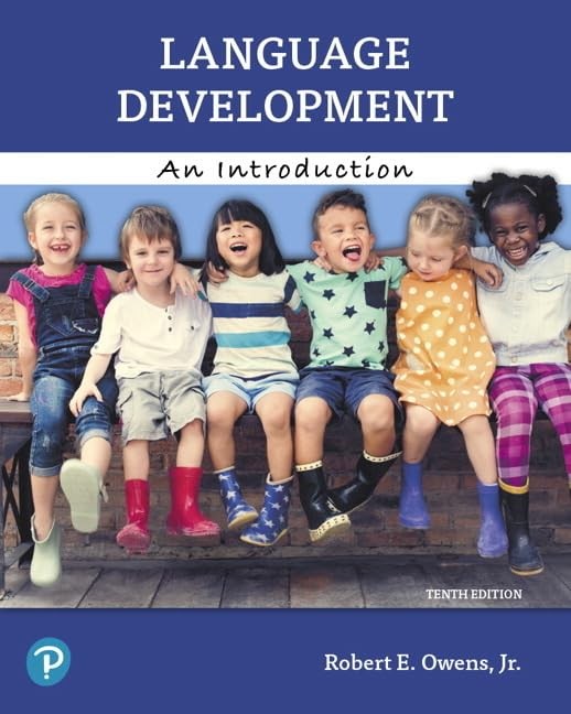LANGUAGE DEVELOPMENT: AN INTRODUCTION BY Robert Owens PAPERBACK **ACCEPTABLE**