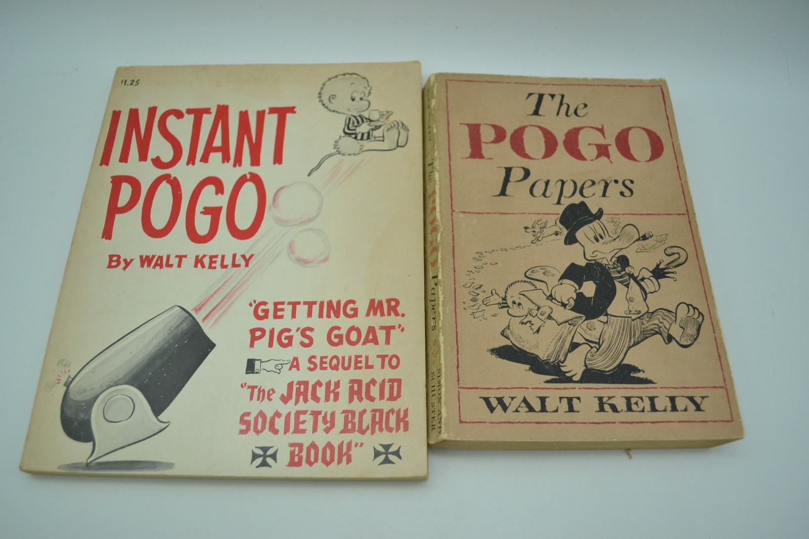 LOT of 9 Pogo Paperbacks, Walt Kelly, Simon and Schuster, (8 First Printings)
