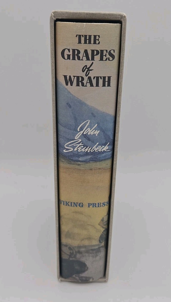 The Grapes of Wrath John Steinbeck First Edition Library Facsimile 1967 Slipcase