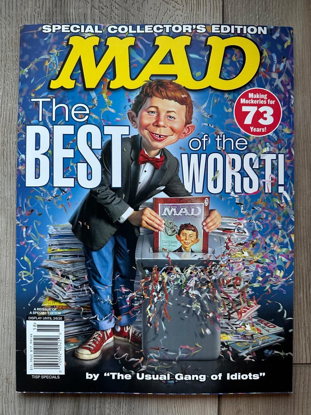 2026 MAD Special Collector’s Edition 126 Pages BEST OF The WORST 73 Years Plus