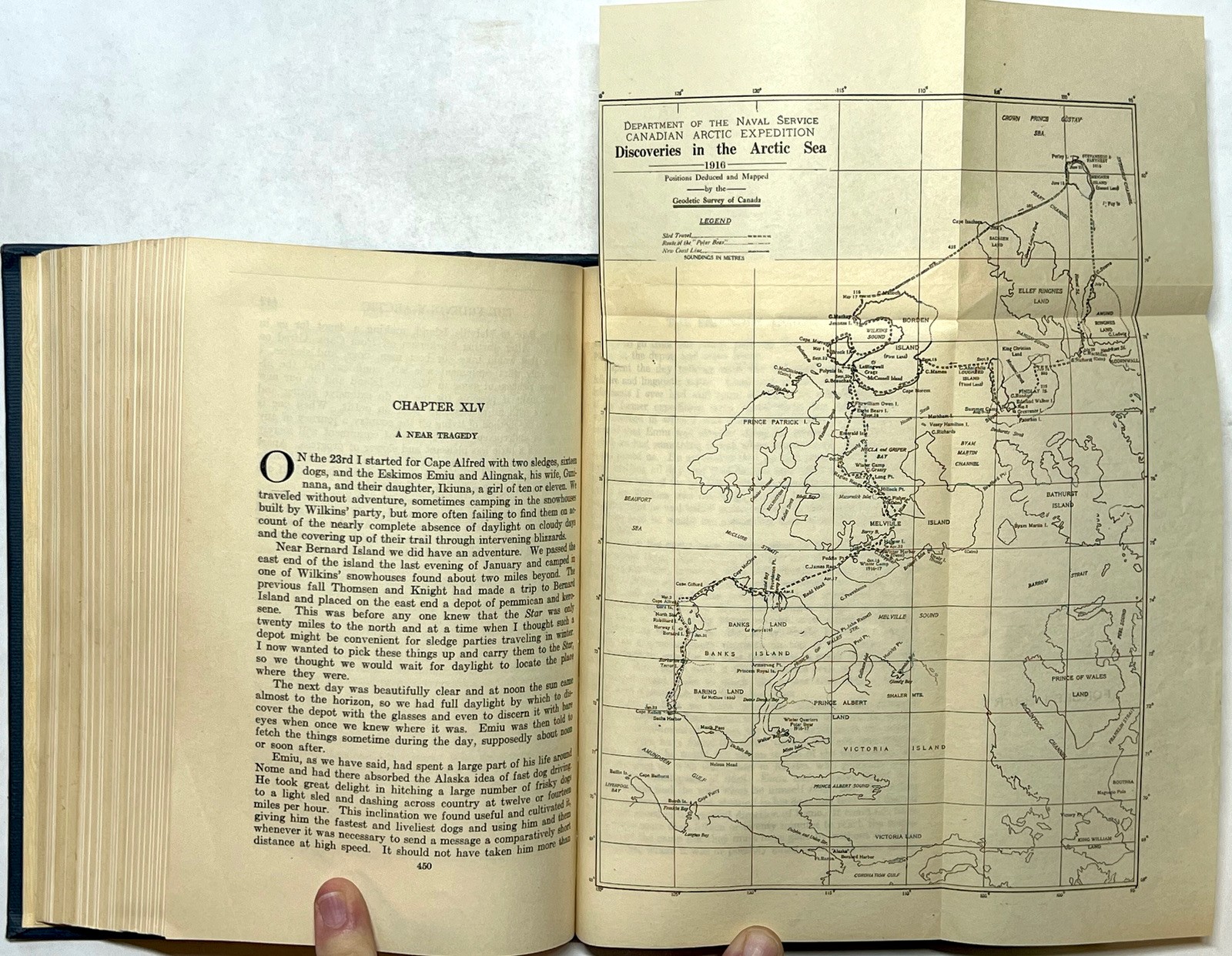 1921 FRIENDLY ARCTIC FIVE YEARS POLAR REGIONS STEFANSSON MAPS ILLUSTRATED MEMOIR