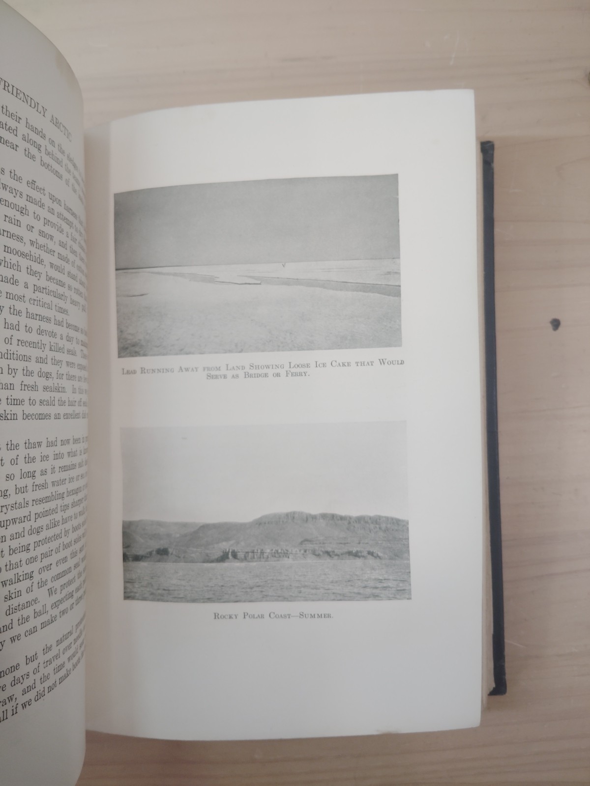 The Friendly Arctic 1921 First Edition Stefansson Polar Exploration w/ Map (A25)