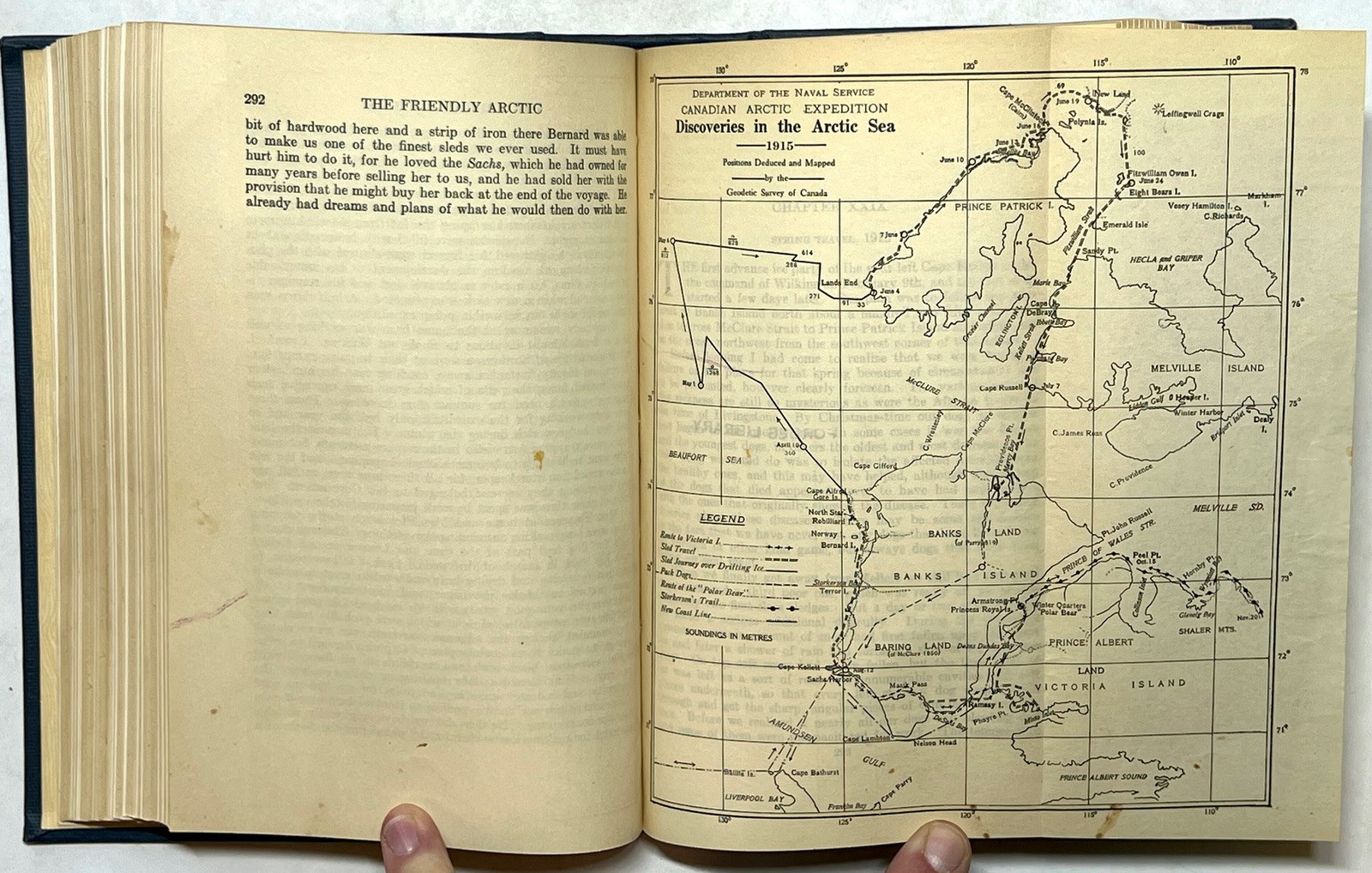 1921 FRIENDLY ARCTIC FIVE YEARS POLAR REGIONS STEFANSSON MAPS ILLUSTRATED MEMOIR