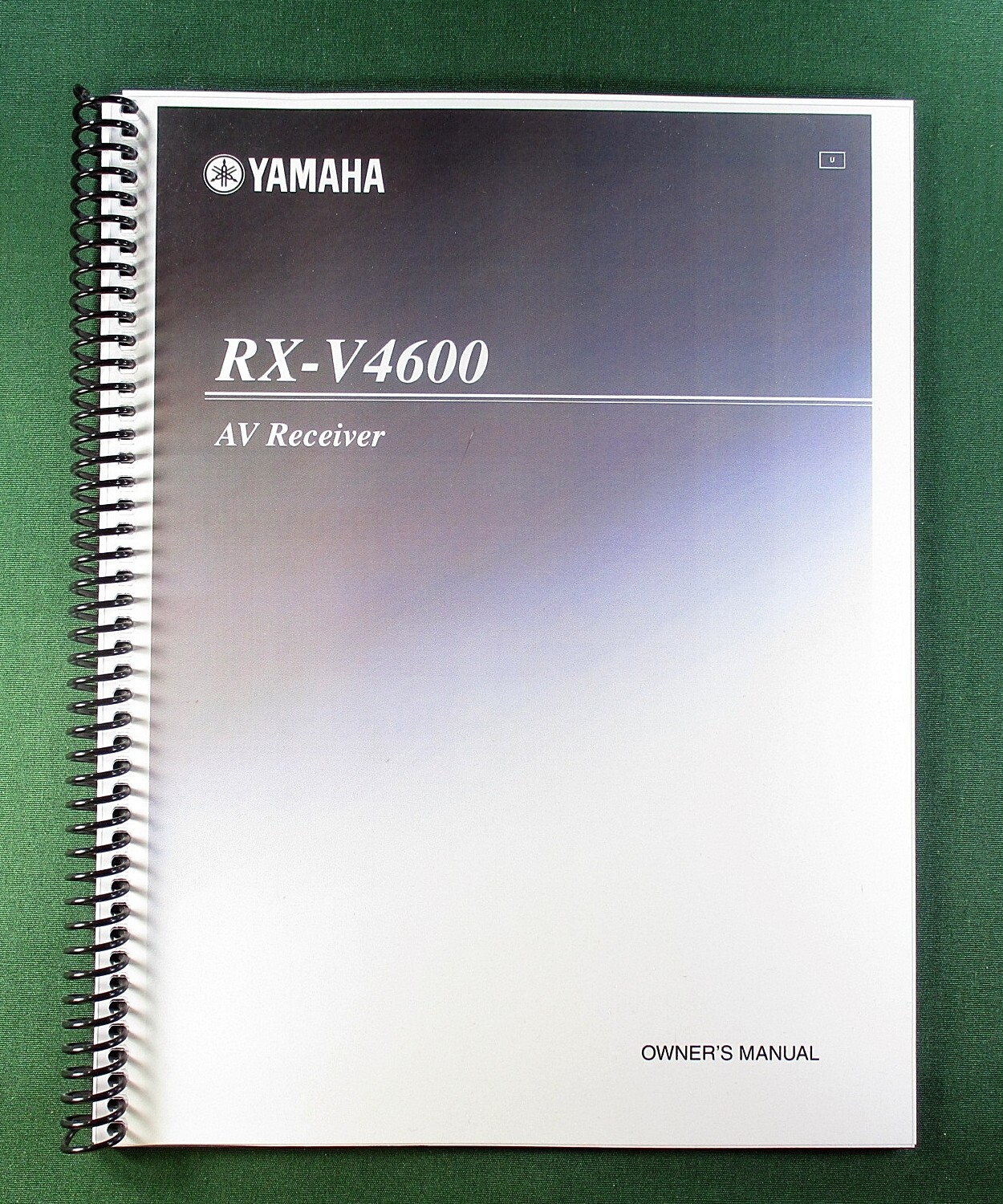 Yamaha RX-V4600 Instruction Manual: 126 Pages & Protective Covers!