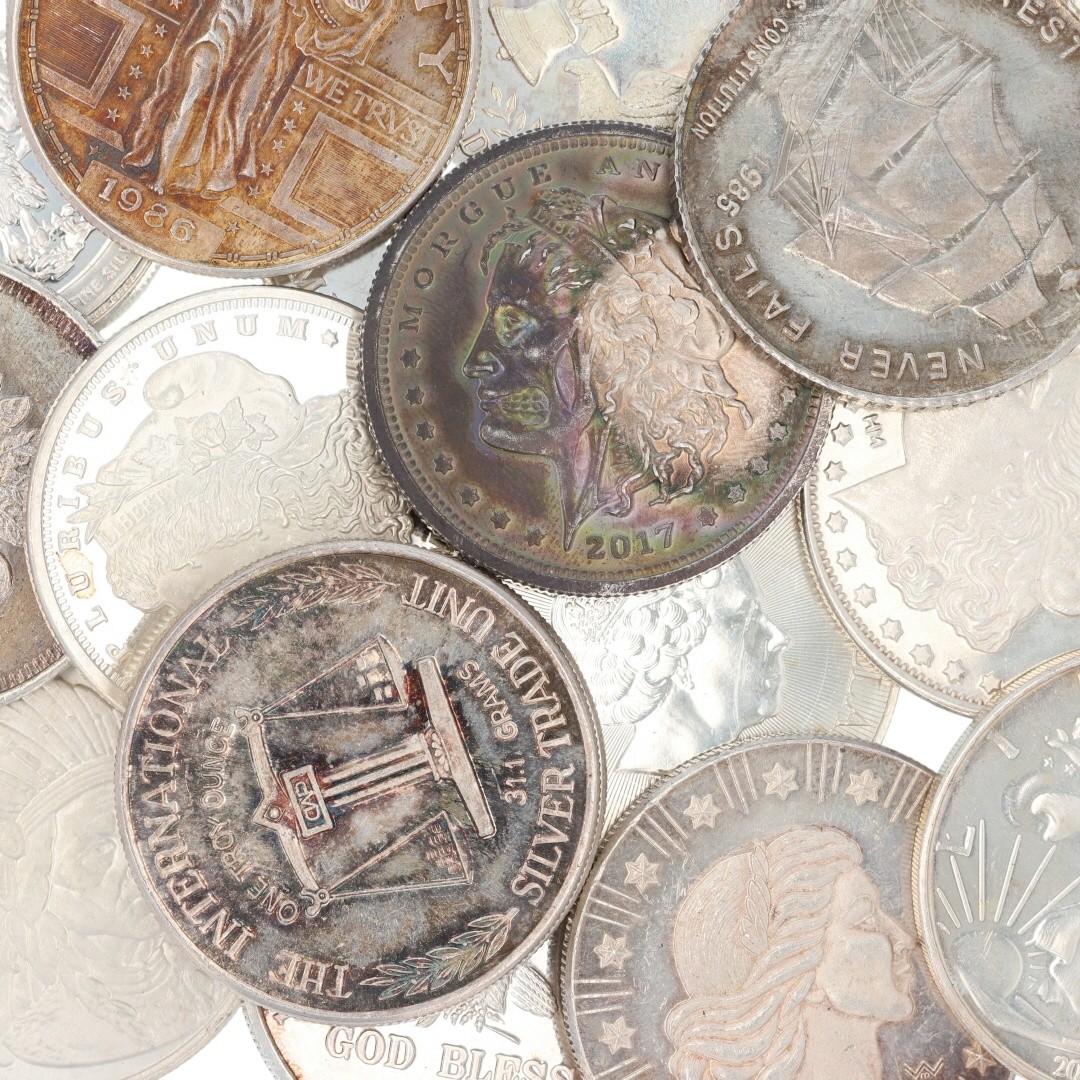 Assorted 1 oz .999 Fine Silver Rounds / Bar Variety Collection Set of 34