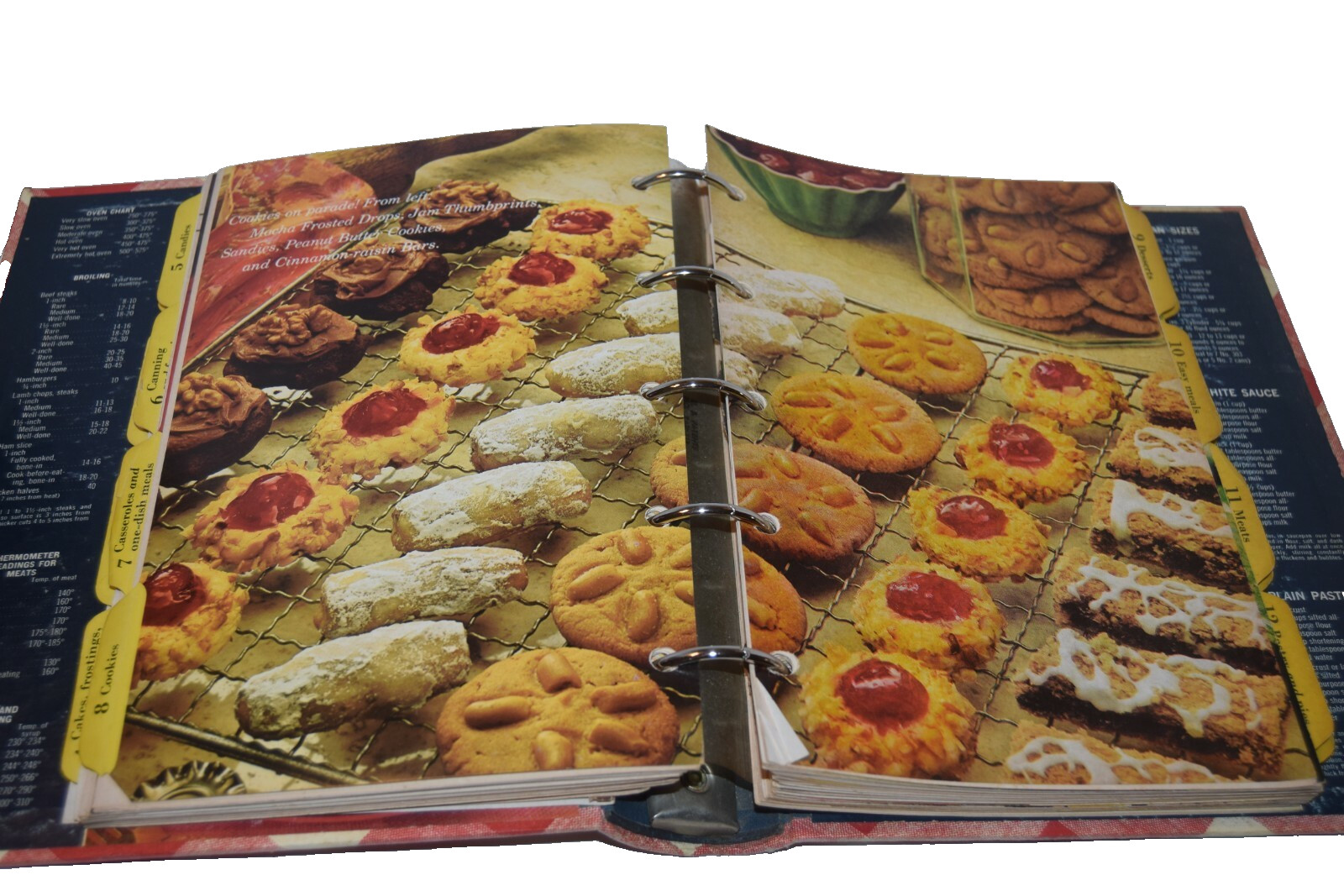 Better Homes and Gardens 1968 Cookbook 5 ring binder 400 pages