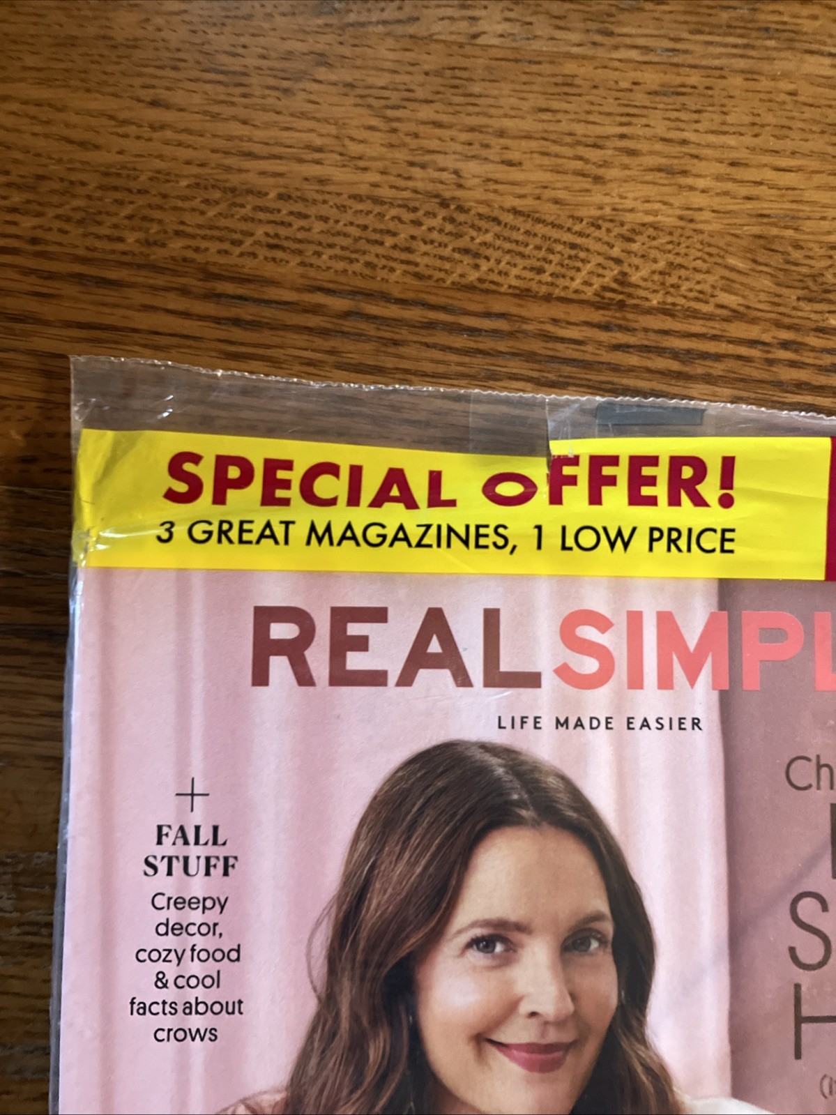 Real Simple October 2025 Drew Barrymore 3 Pack Magazine Southern Living & More –