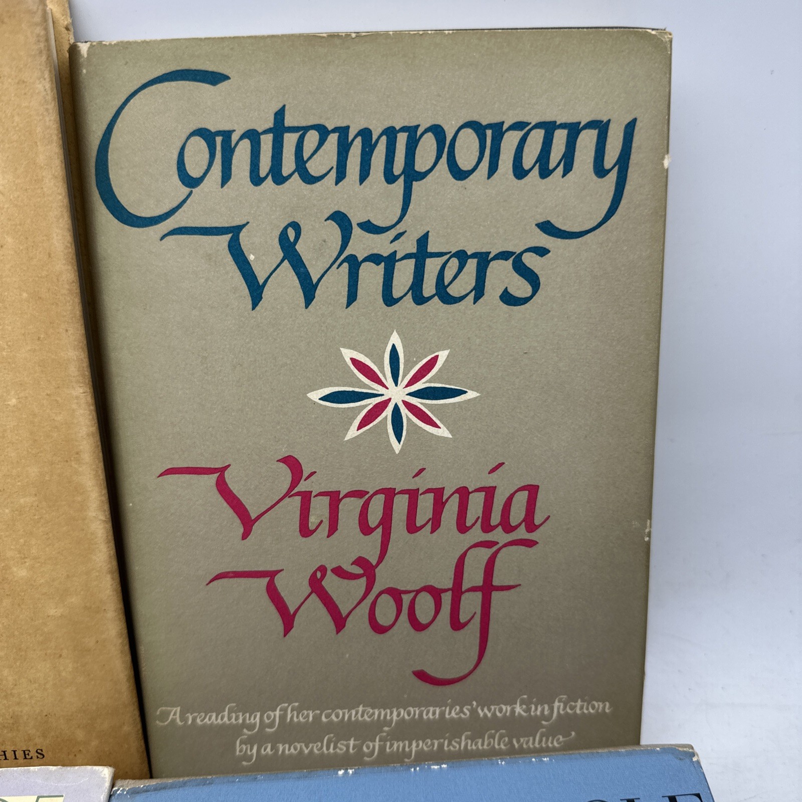Virginia Woolf Vintage Books 4 Vol Lot 2 First Editions Bloomsbury (AA219)