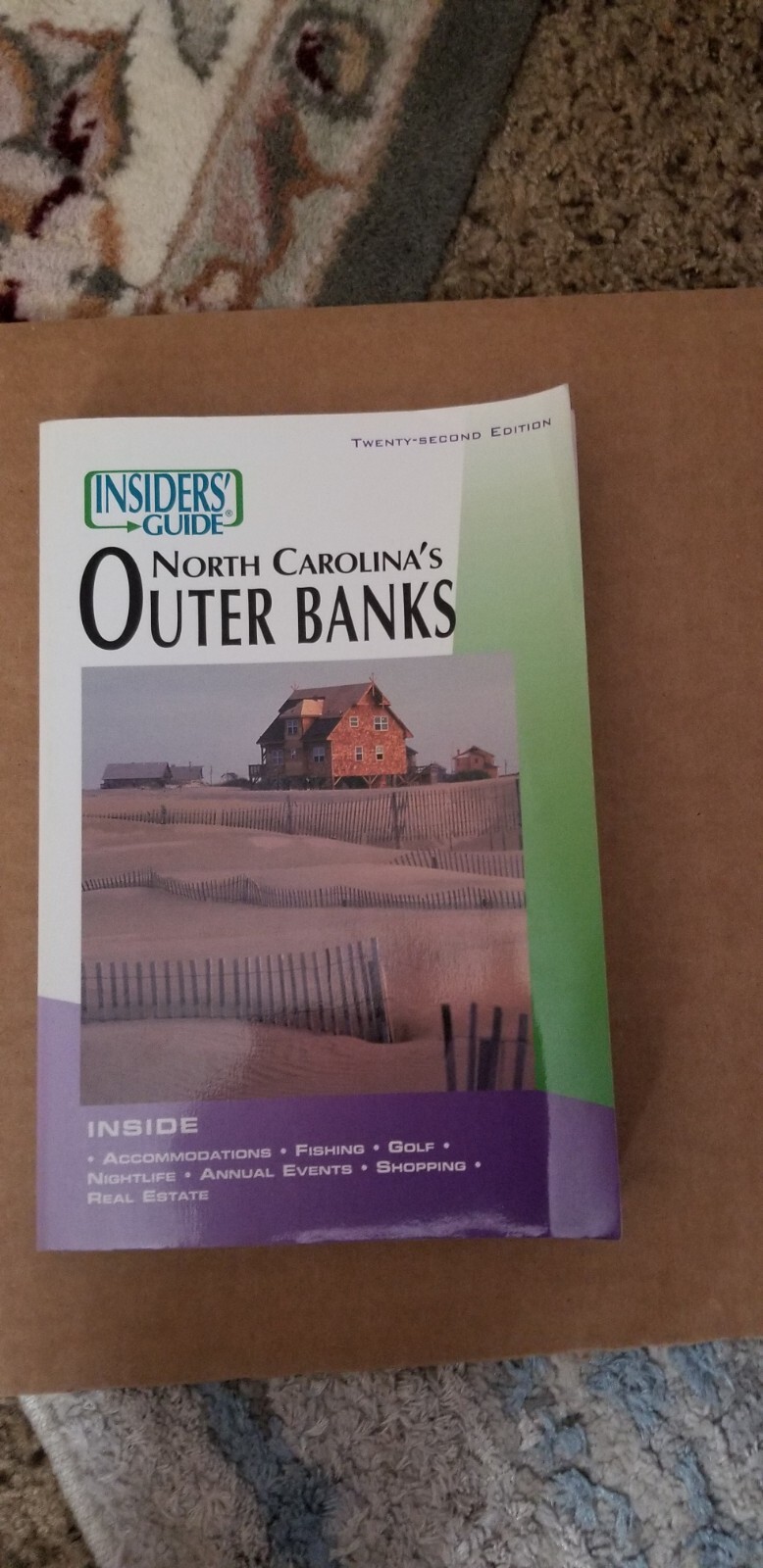 Insider’s Guide to NORTH CAROLINA’S OUTER BANKS by Linda Lauby 22nd Ed. PB 2001.