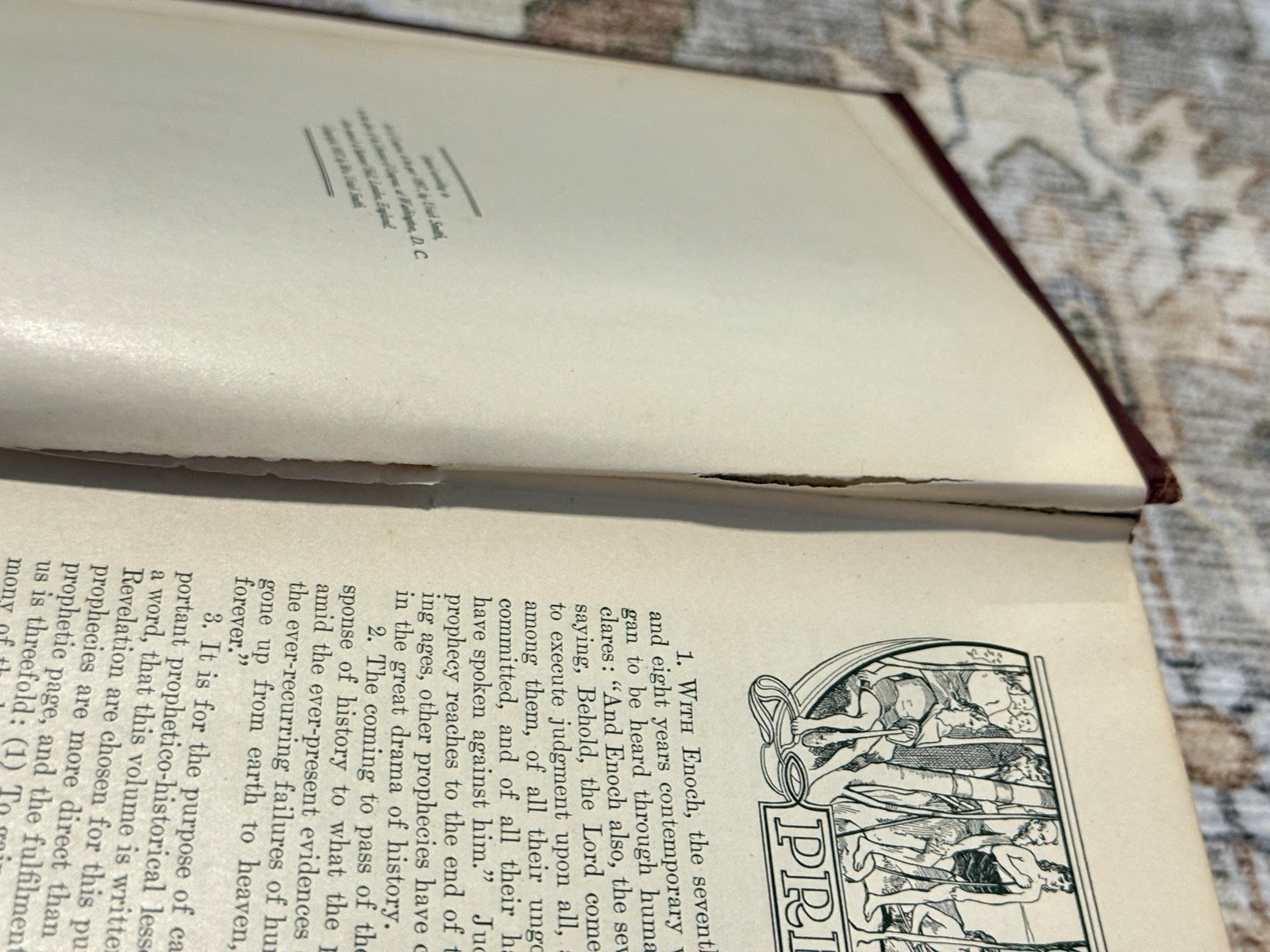 Daniel and the Revelation Prophecy Uriah Smith 1907 Hardcover SDA Adventist 🔥