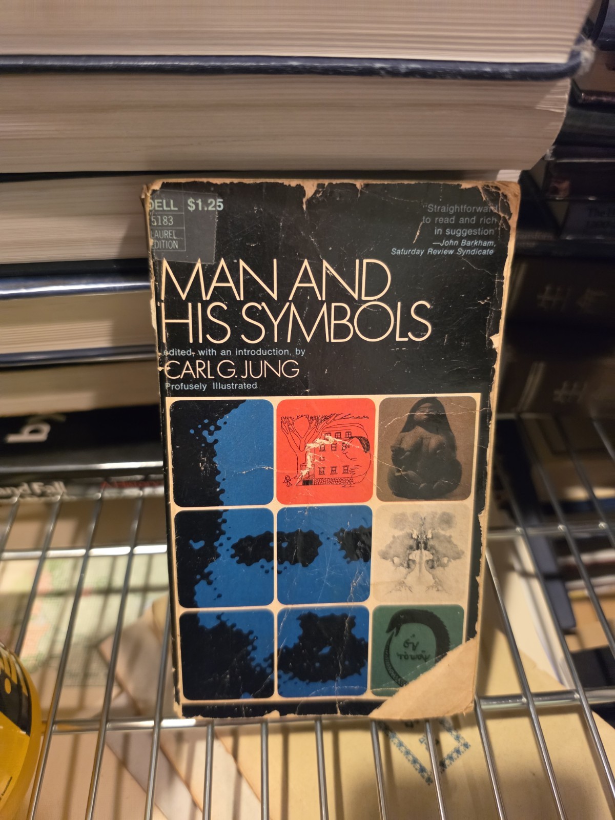 Vintage 1969 Man and His Symbols Carl Jung Dell 5183 Laurel Edition Paperback
