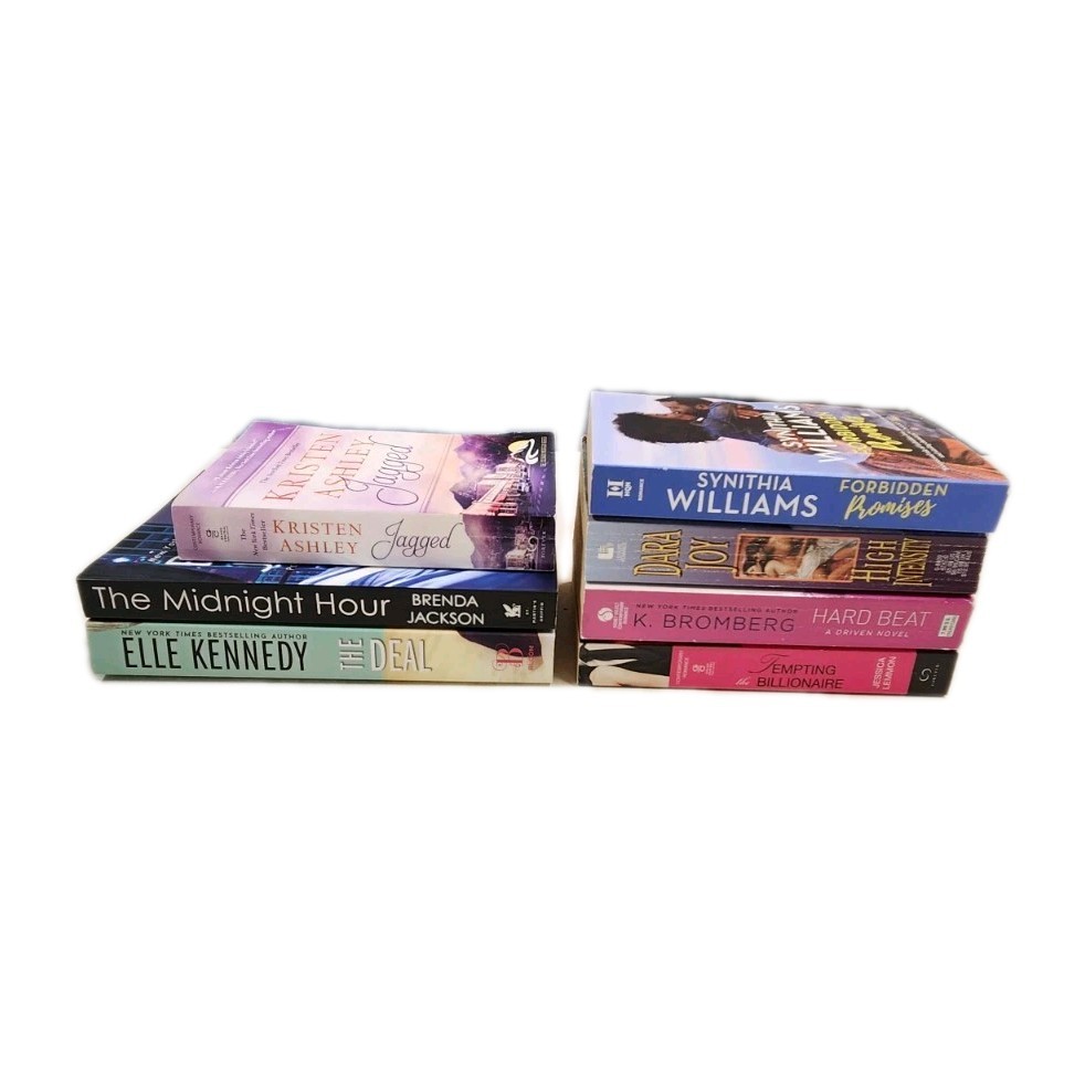 Lot Of 7 Contemporary Romance Books/2 Trade Paper/5 Mass Mar***Free Shipping ***