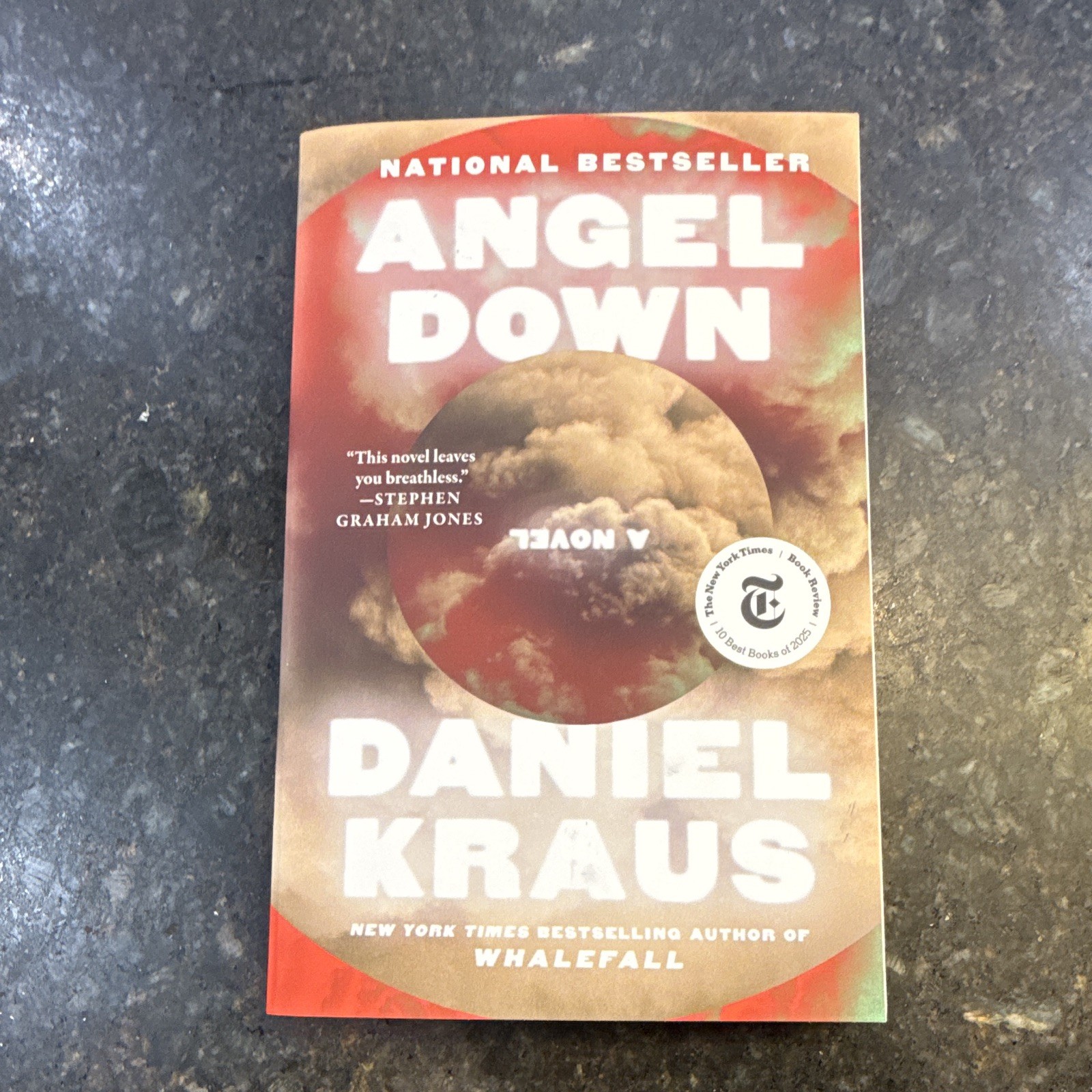 Signed First Edition/First Printing Angel Down Daniel Kraus PB Atria