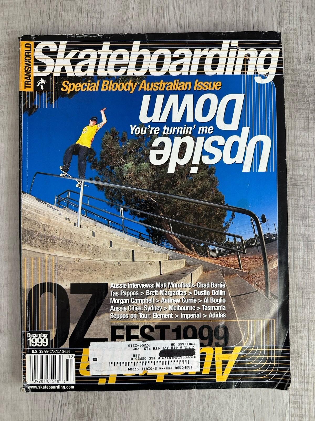 Transworld Skateboarding Magazine Volume 17 #12 December 1999 Australia OZ Fest