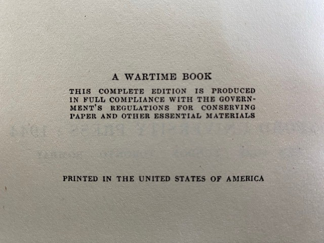 Indian Problem: Report on the Constitutional Problem in India Coupland 1944 HC
