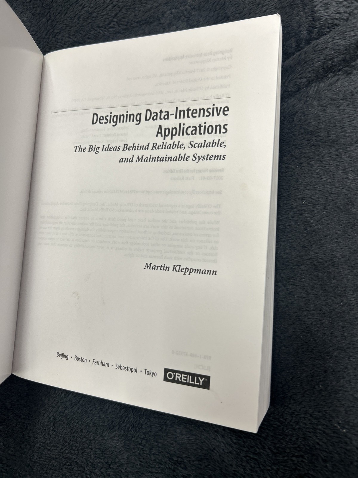 Designing Data-Intensive Applications : The Big Ideas Behind Reliable, Scalable,