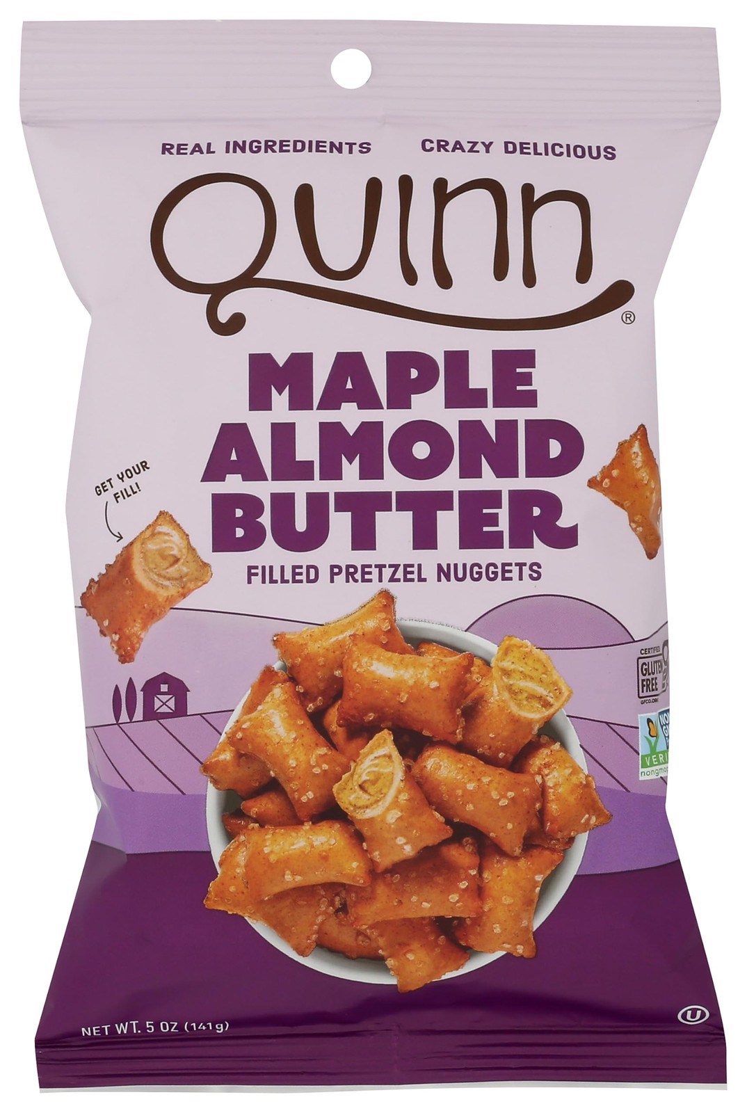 Quinn Nugget Maple Almond Bttr 5 OZ 5 Ounce (Pack of 1)