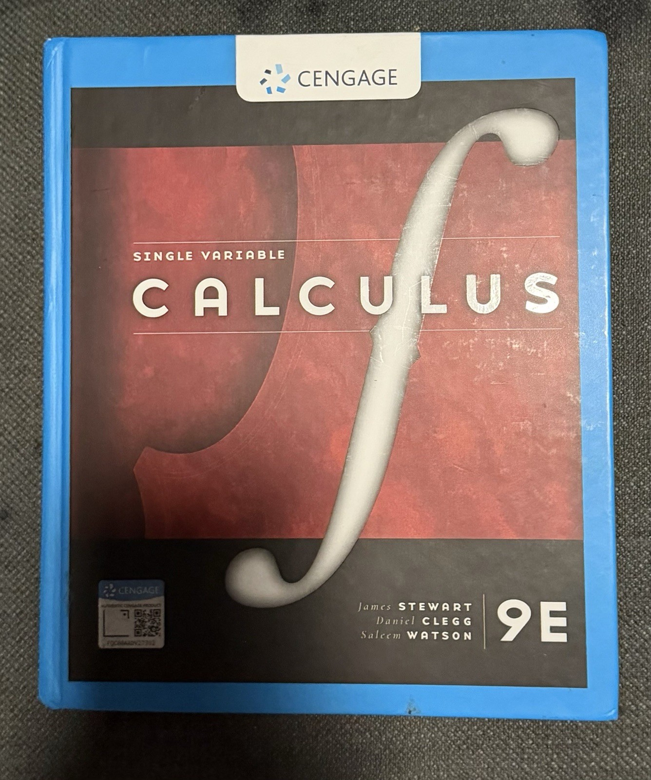Cengage Calculus 9th Edition Hardcover Textbook by Stewart, Clegg & Watson