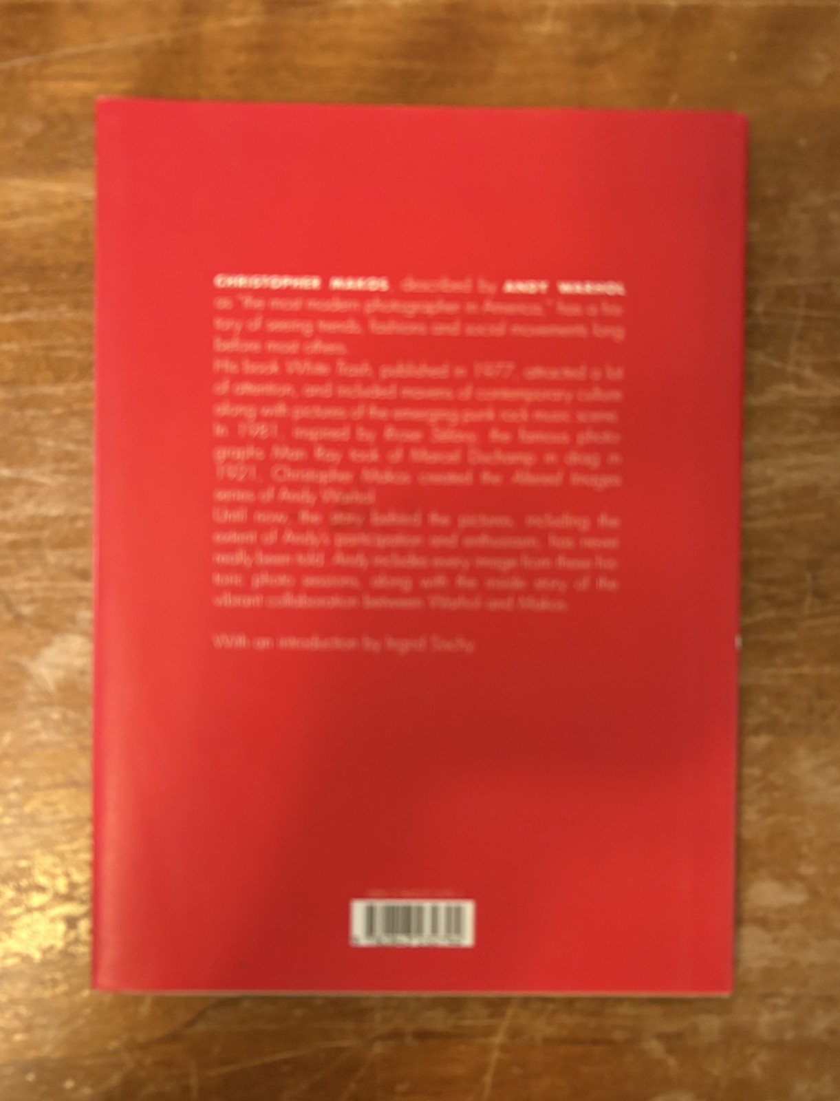 Andy by Christopher Makos Hardcover 2001 Photography Gay Interest
