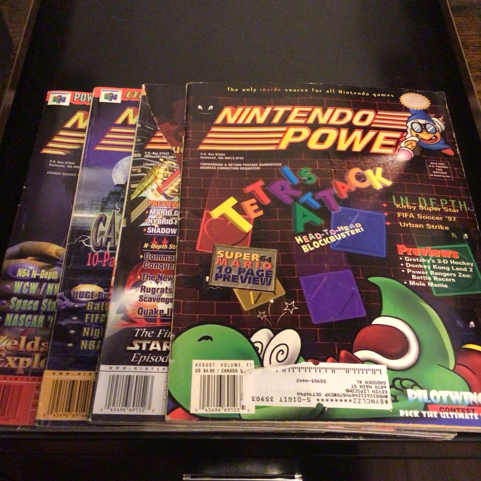 Nintendo Power Lot 4 Magazines Vol 87, 122, 116, 113 All As Shown Read Desc.
