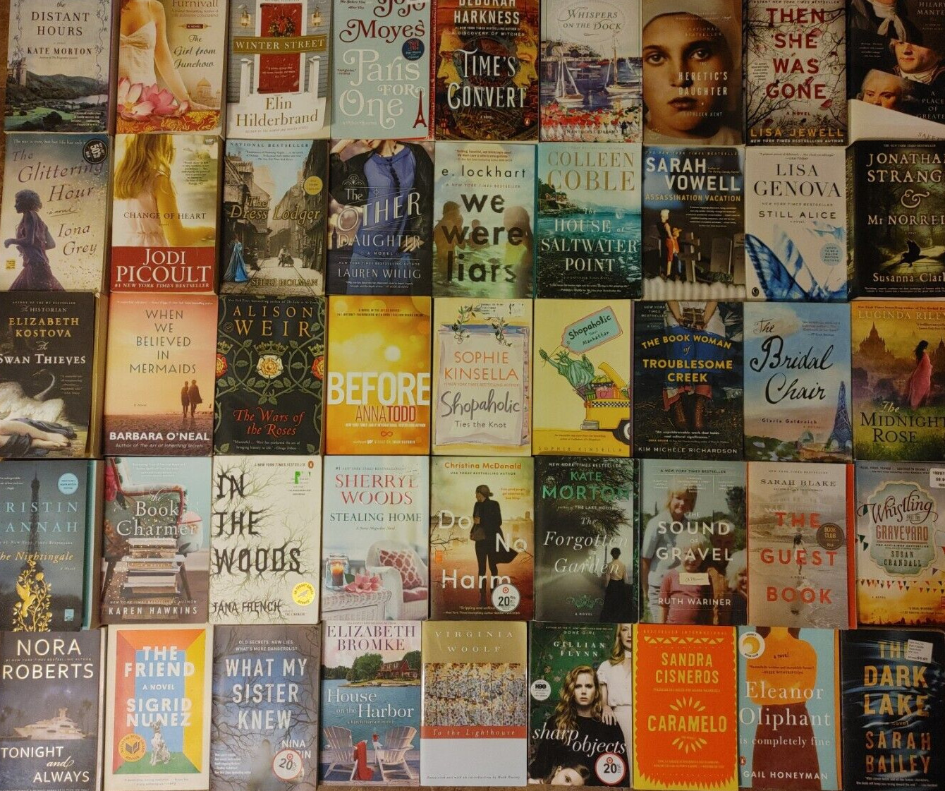 RANDOM Lot of 10 Women’s Fiction MYSTERY Suspense HISTORICAL Domestic Thriller