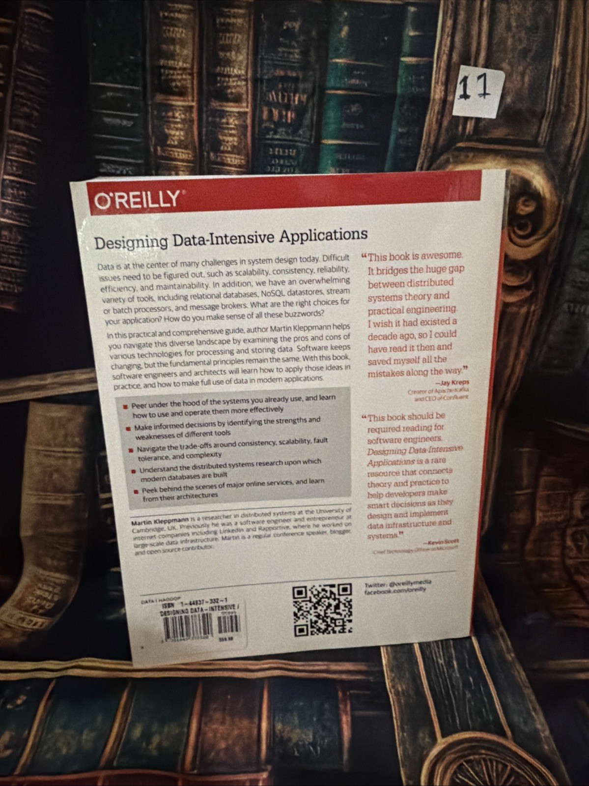 Designing Data-Intensive Applications: Kleppmann ~ Free Shipping