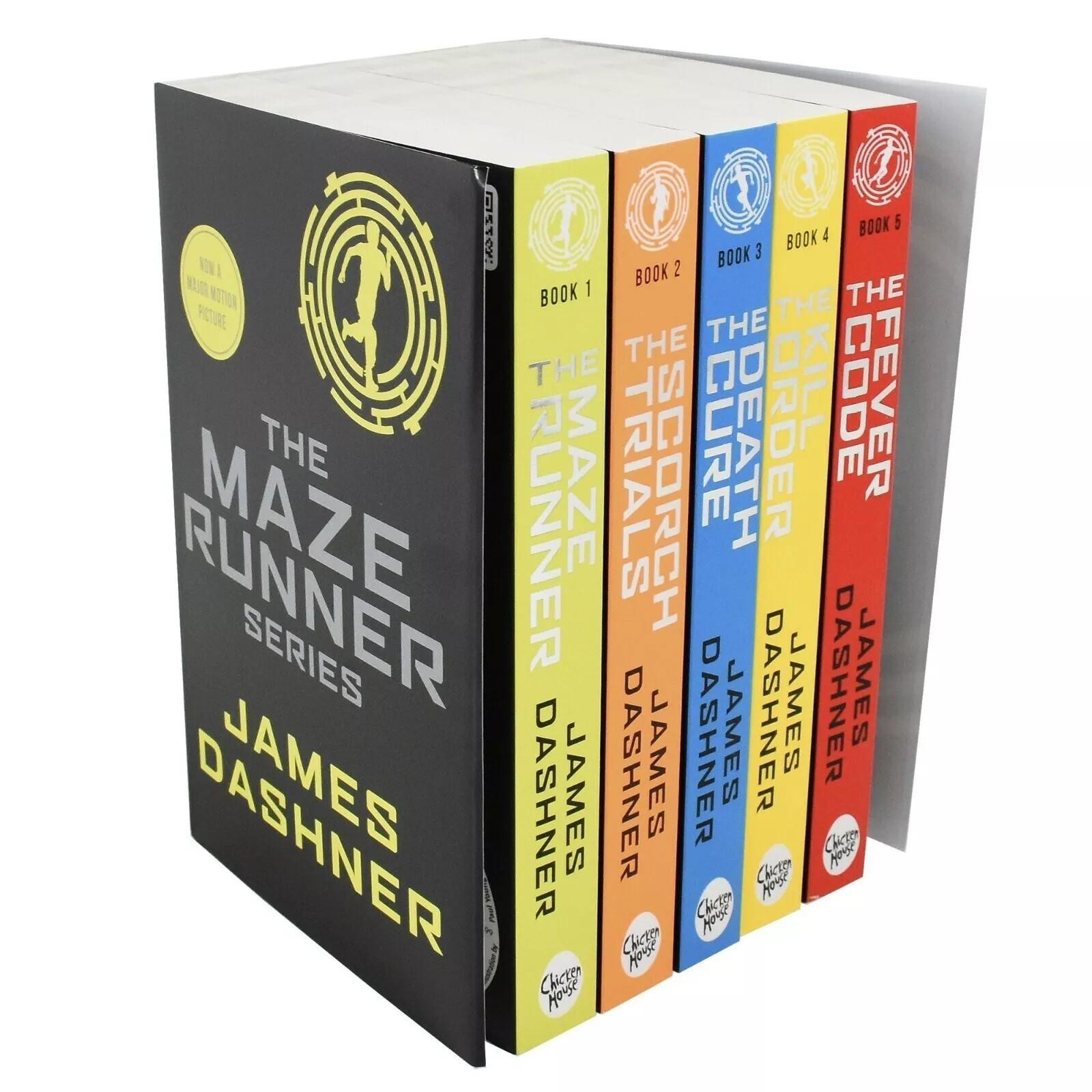 Maze Runner 5 Book Set James Dashner PB Ages 11+ Dystopian Series Kids YA