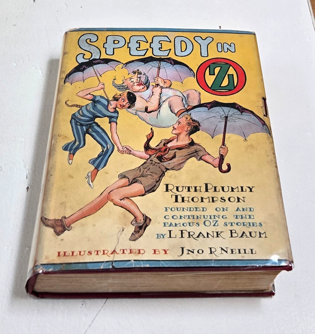 1st edition Speedy in Oz Ruth Plumly Thompson Reilly & Lee HC Dust Jacket 1934