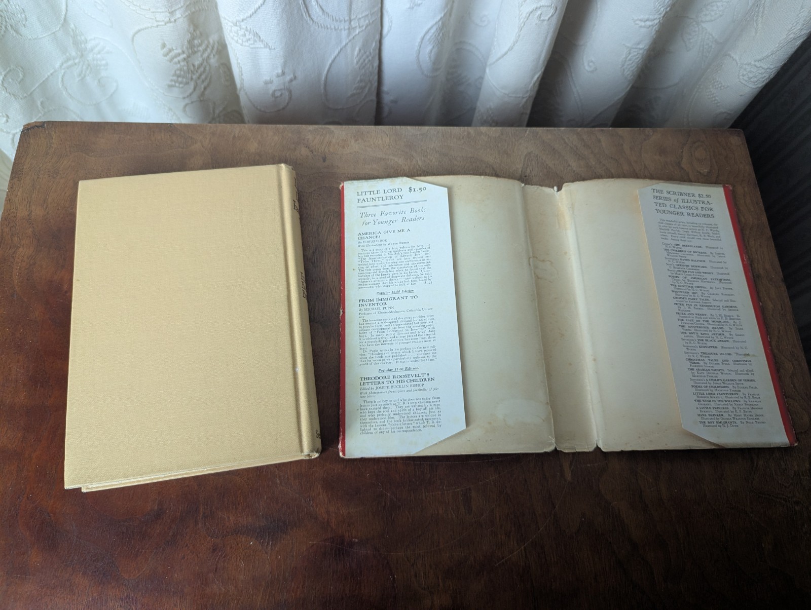 LITTLE LORD FAUNTLEROY by Frances Hodgson Burnett 1927 Hardcover w/ Dust Jacket