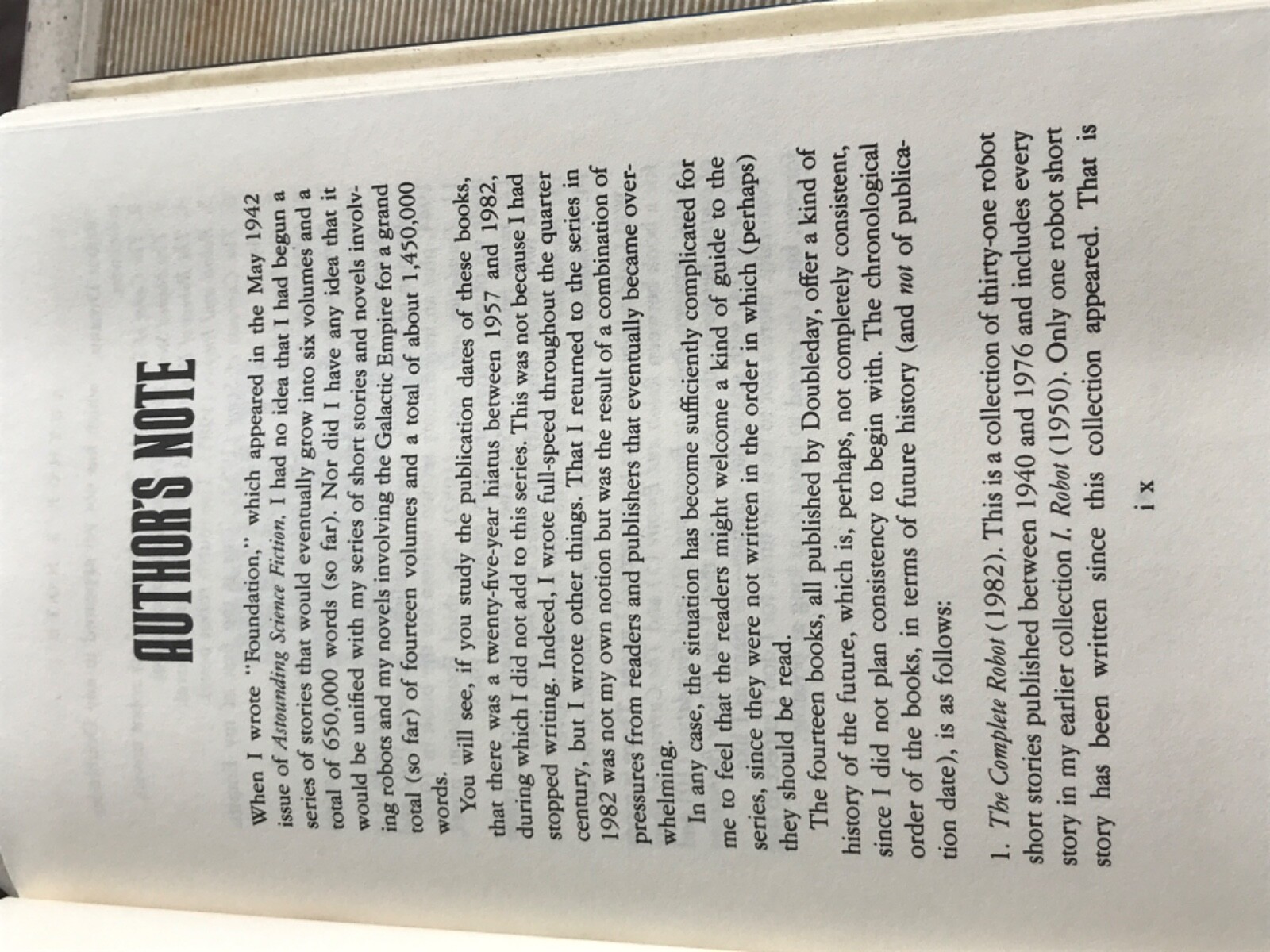 1988 Prelude To Foundation by Isaac Asimon book harcover 432 pages