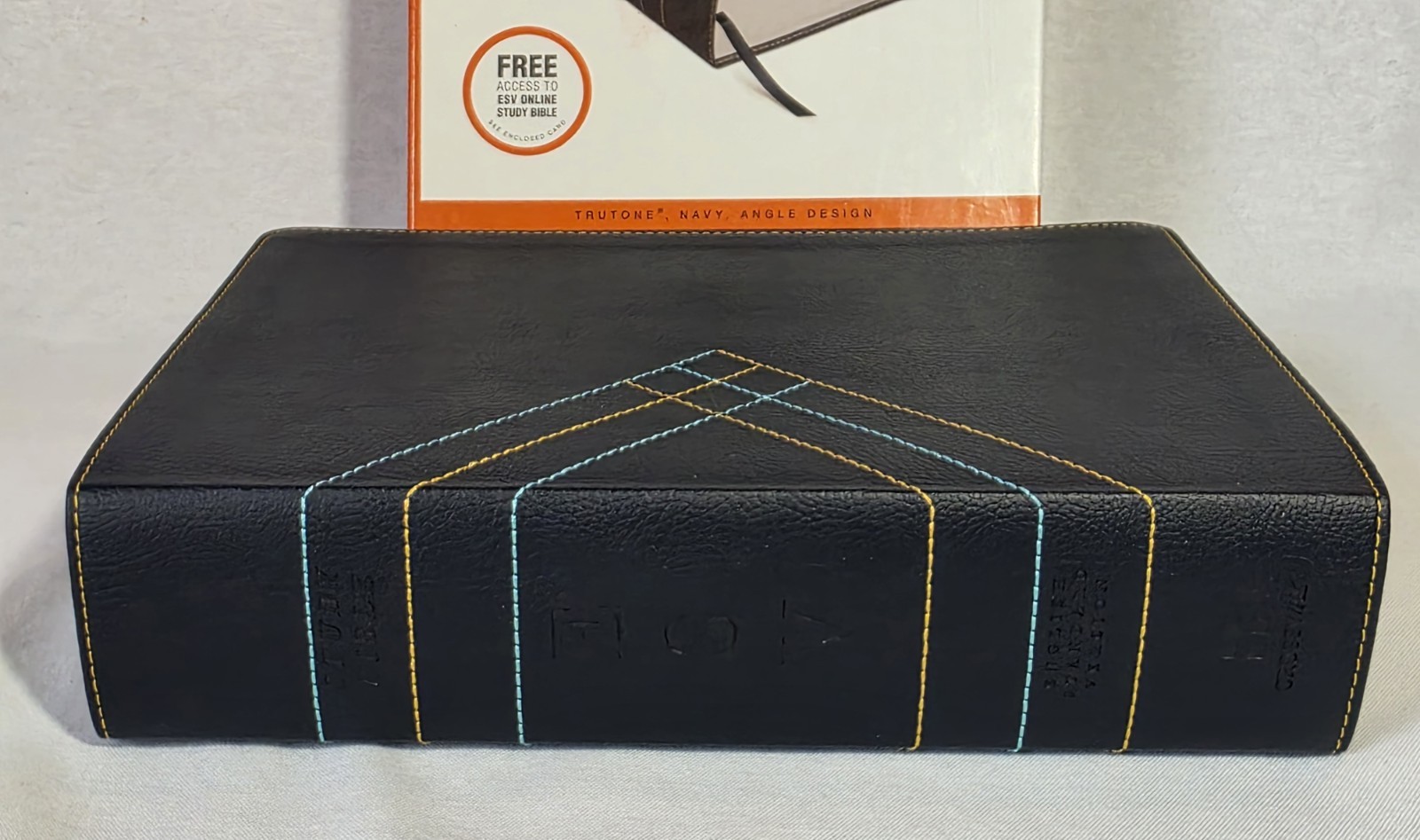 ESV Crossway Leather Study Bible New With Box