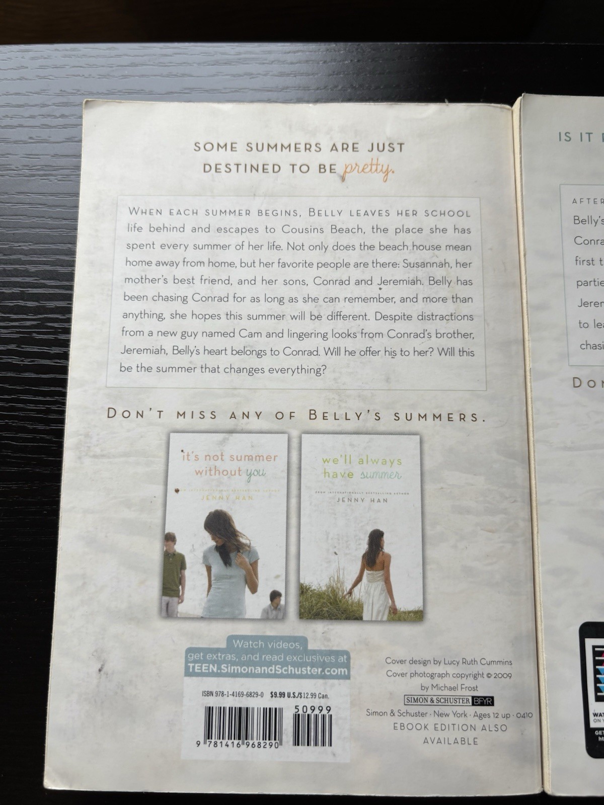The Summer I Turned Pretty Trilogy by Jenny Han – Original PB Covers / Signed