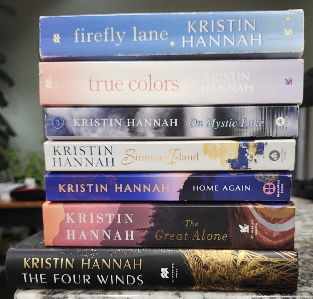 Lot 11 Kristin Hannah Trade PB/HC Books Four Winds/Great Lone/Home Again/Firefly
