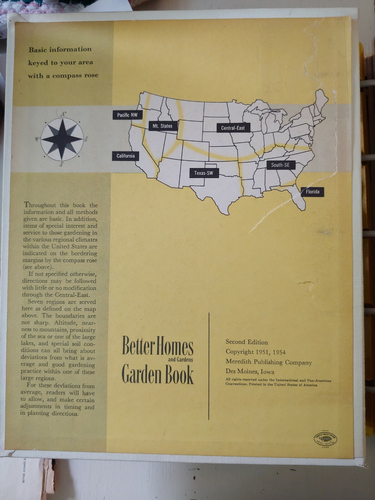 1954 Better Homes and Gardens GARDEN BOOK Meredith Publishing 480 Pages HB