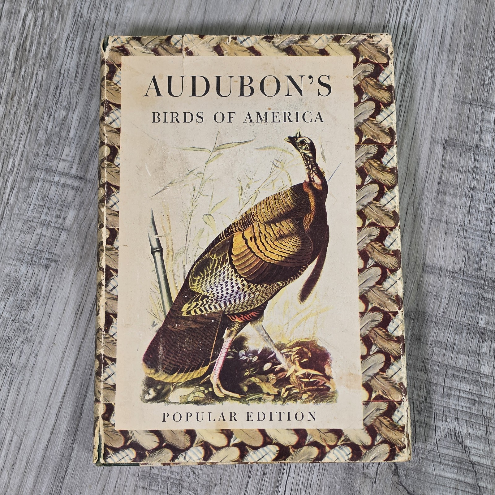 Audubons Birds of America Popular Edition 1950 1st Printing Hardcover Dust Cover