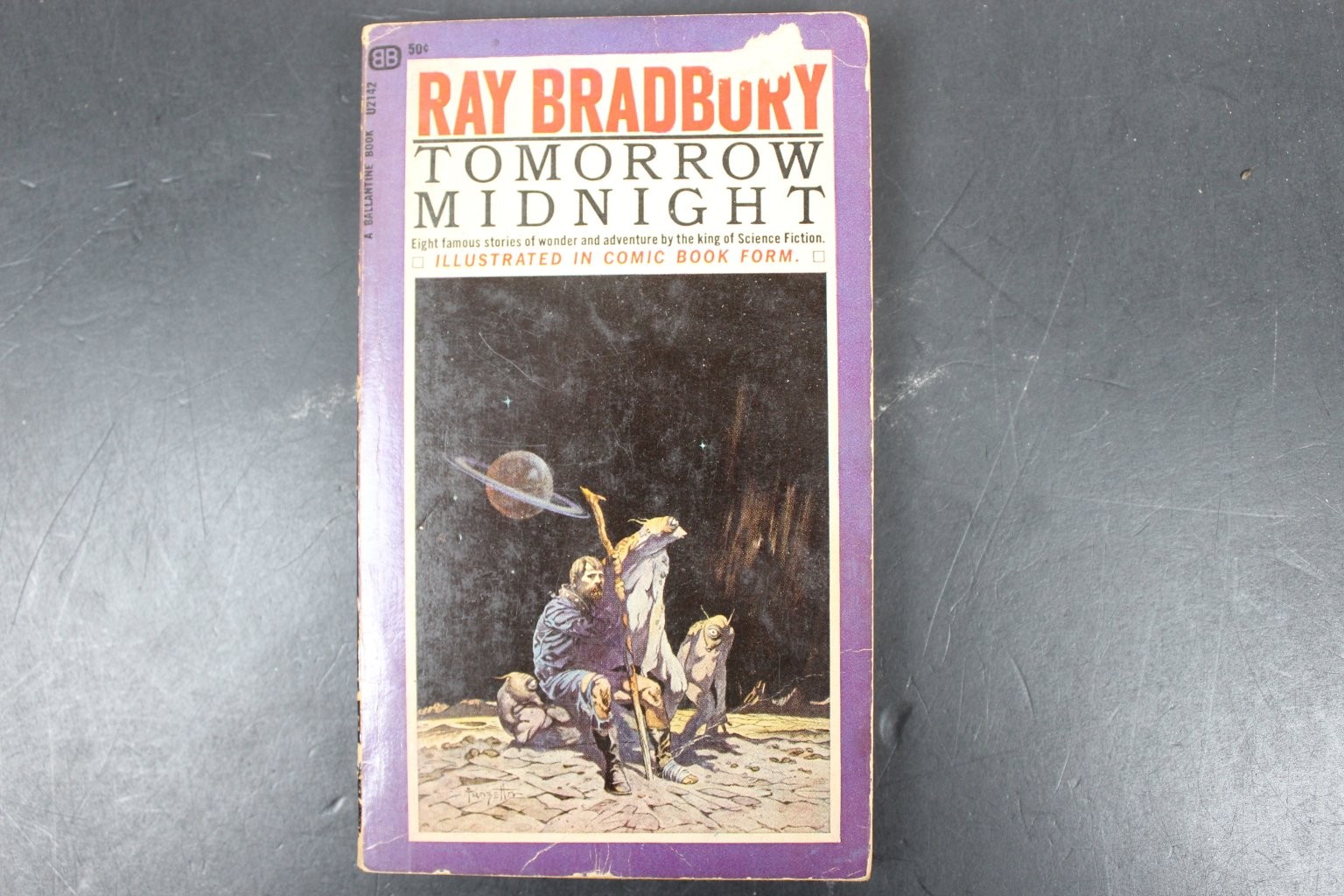 Tomorrow Midnight Ray Bradbury 1966 First Ballantine Printing Sci-Fi Ballantine