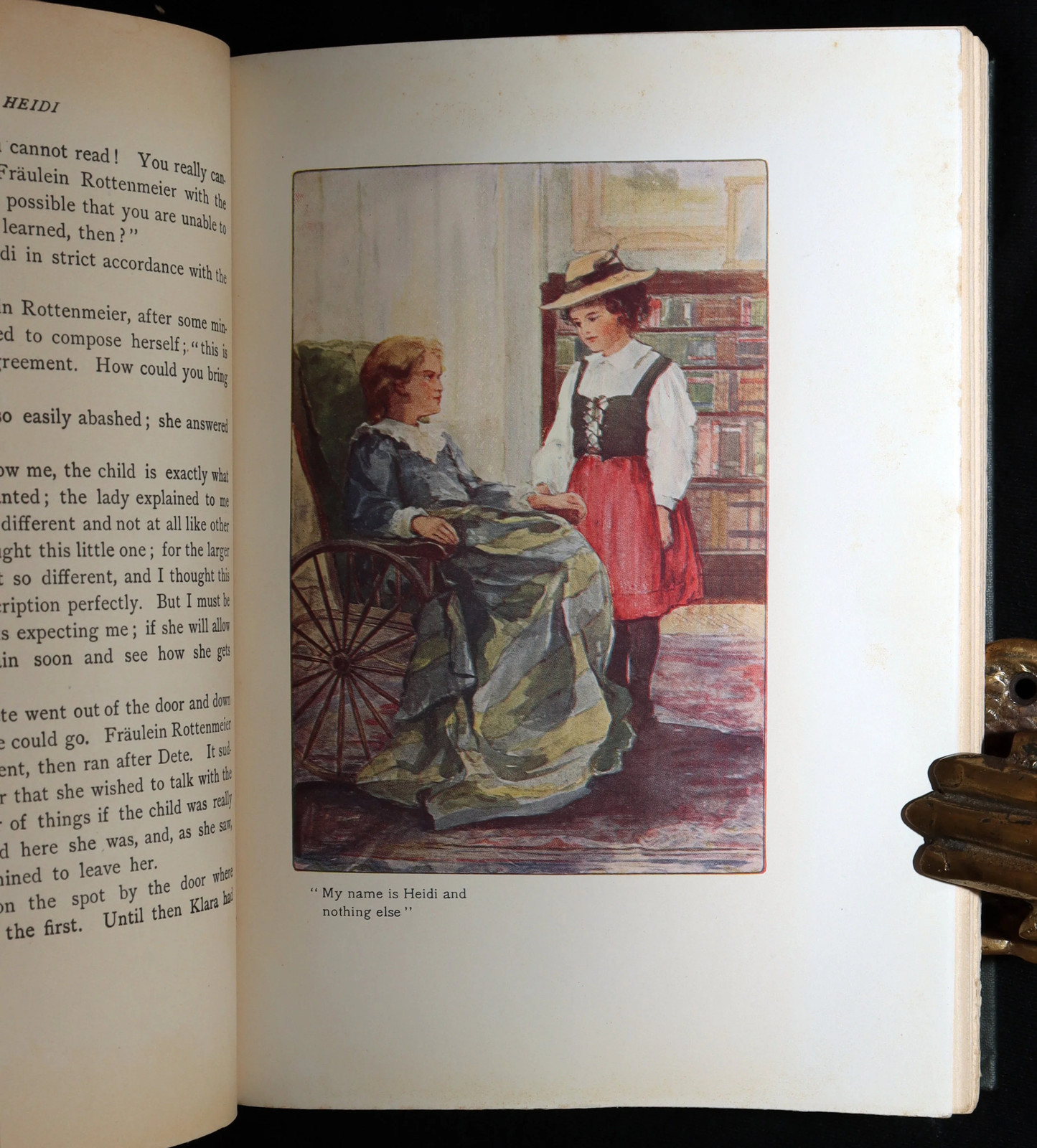1900 Scarce Binding Variant – Heidi by Johanna Spyri, Colour Illustrated
