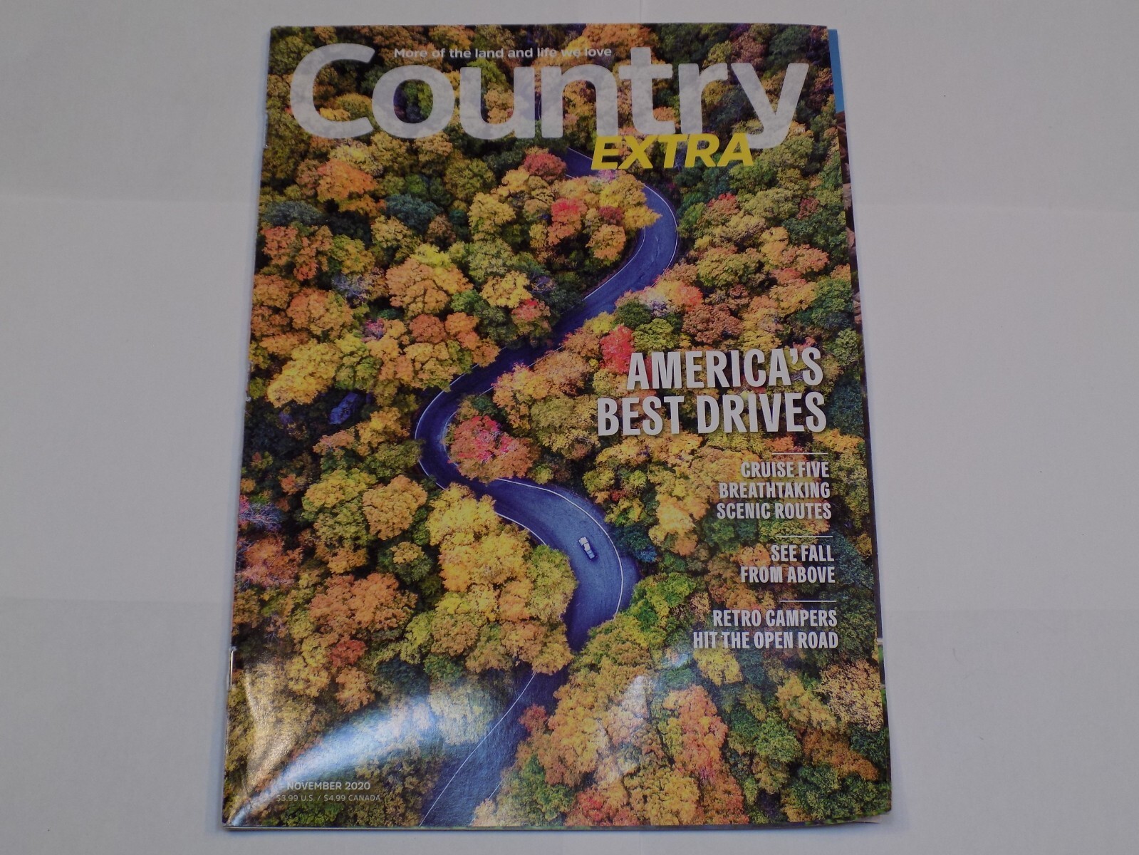 Country Extra Magazine November 2020 American’s Best Drives Retro Campers Routes