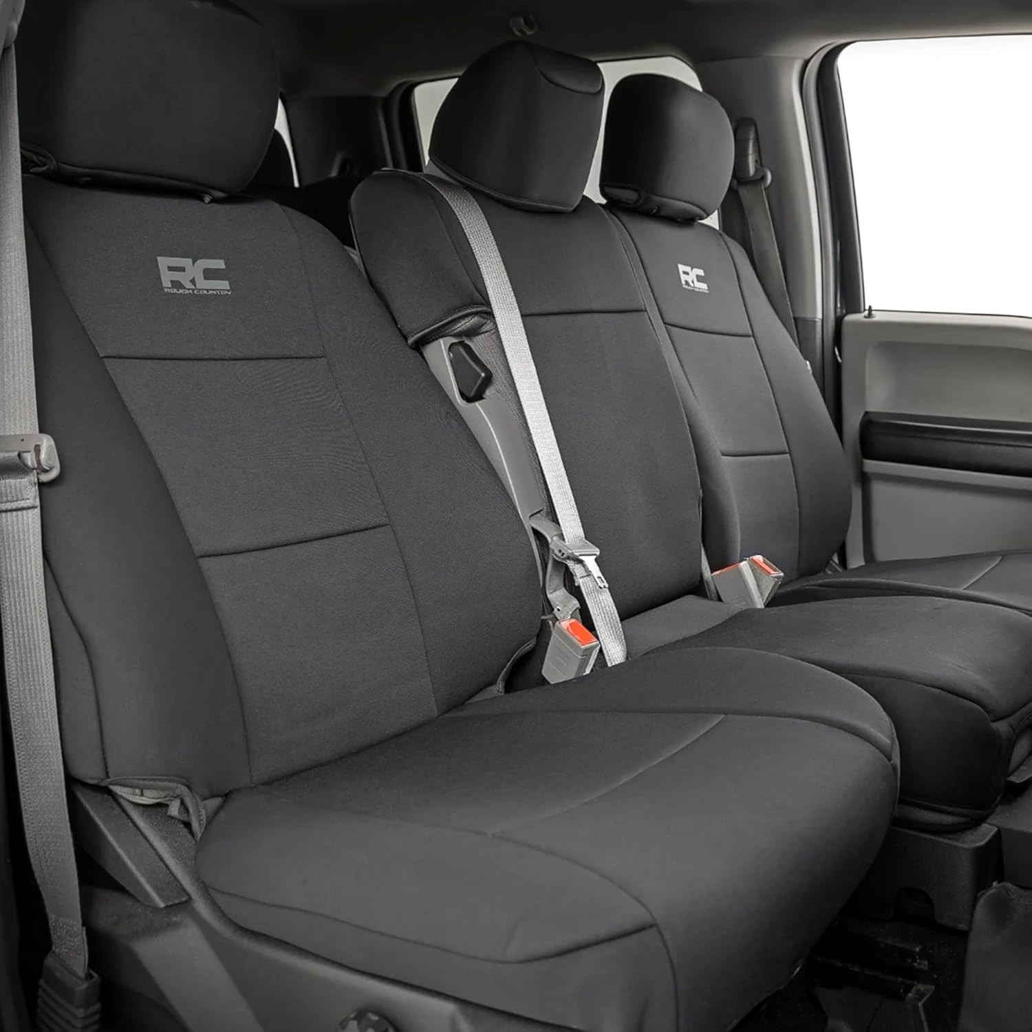 Neoprene Front & Rear Seat Covers for Ford F-150, Lightning, F-250 & F-350 (2015