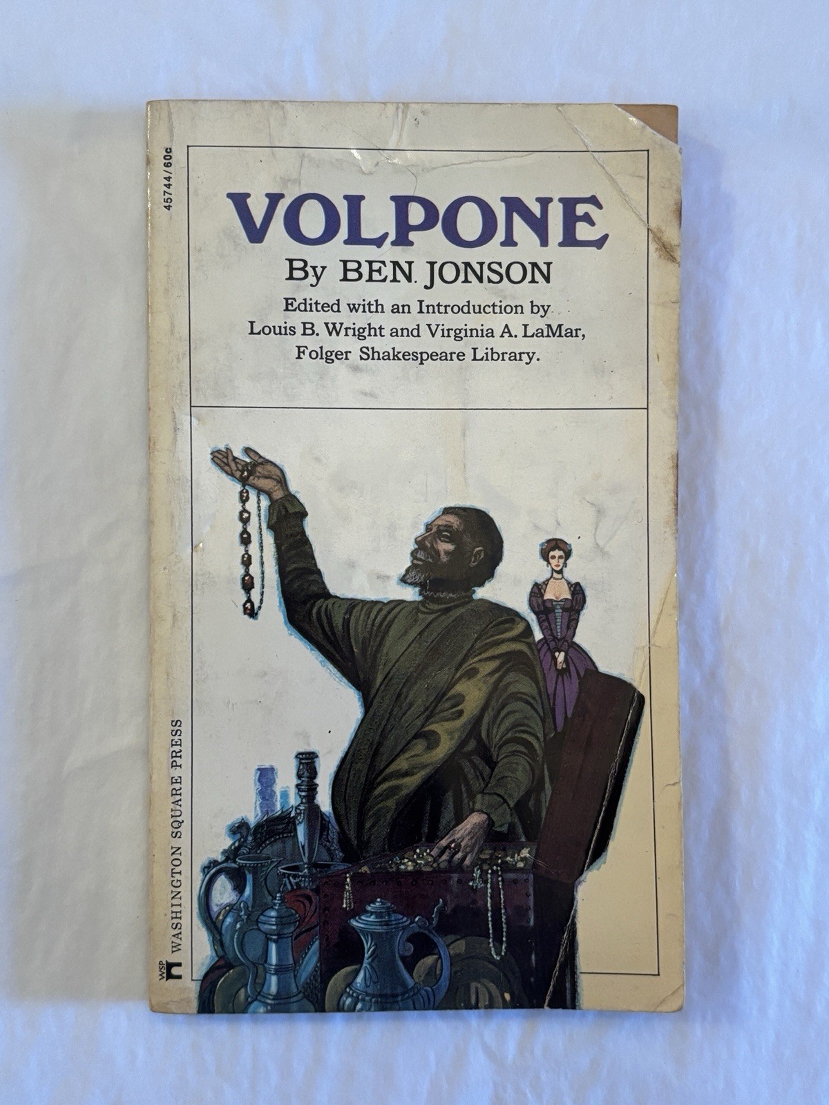 VOLPONE vintage paperback BEN JOHNSON Washington Square Press