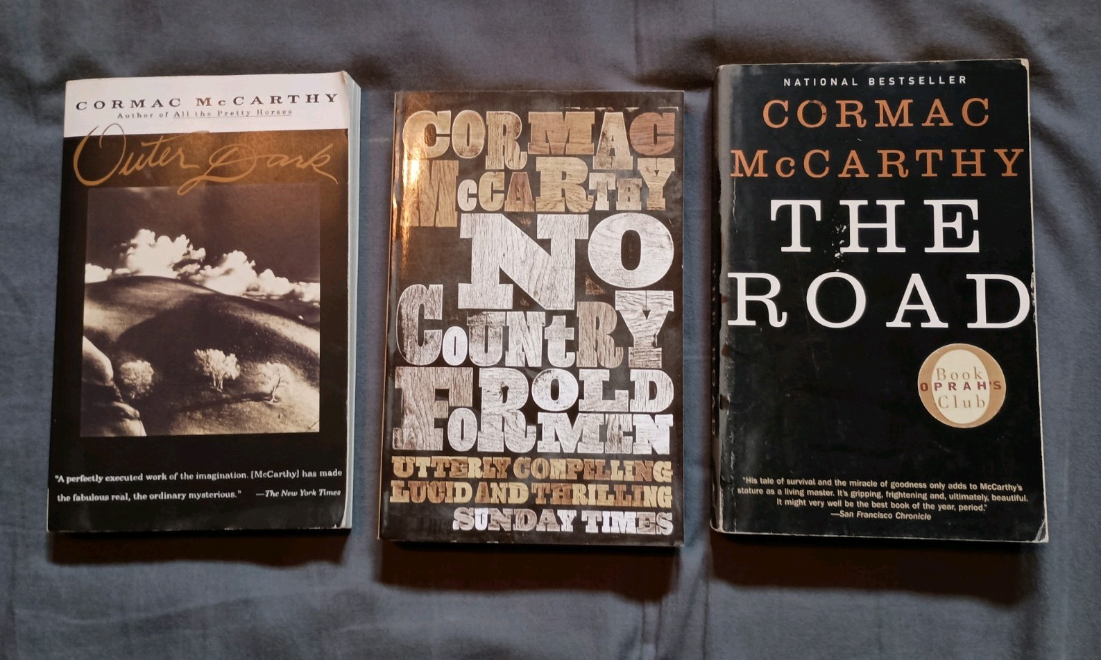 Cormac McCarthy Book Lot – Embracing Vocation, Border Trilogy, Outer Dark