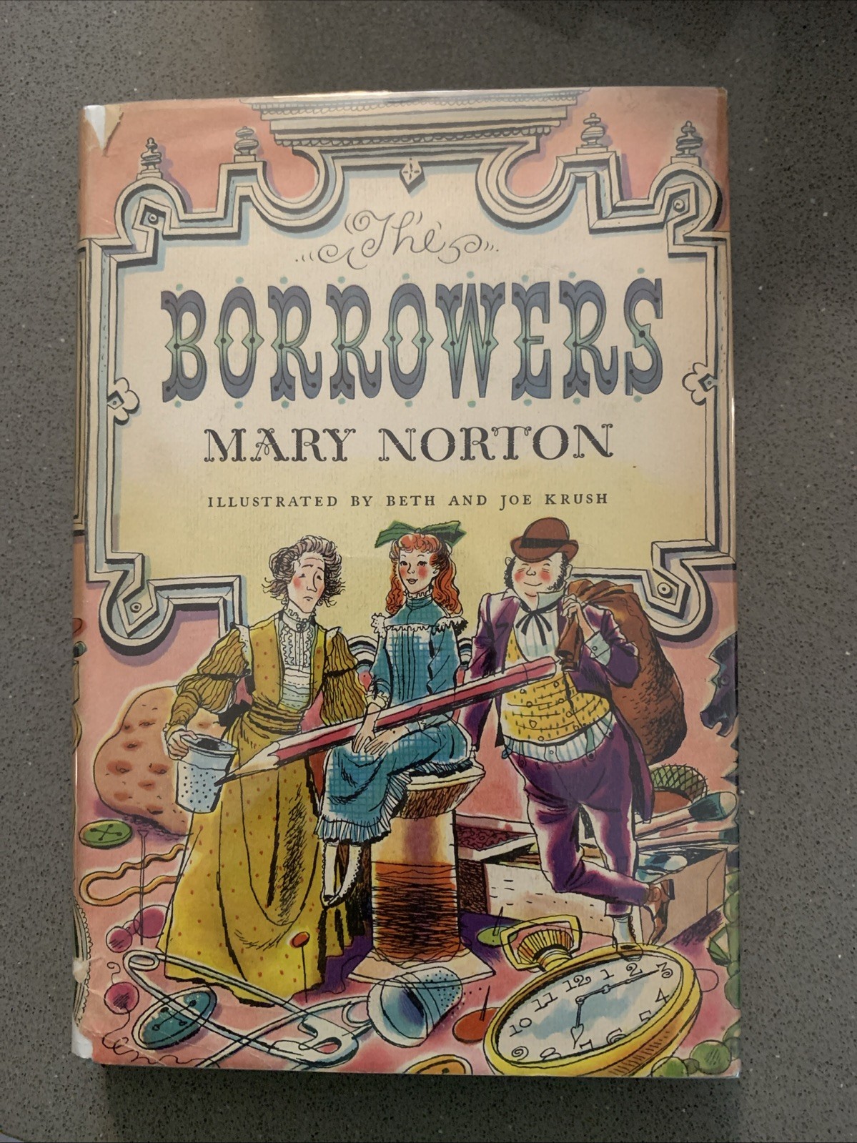 The Borrowers by Mary Norton (Harcourt, 1953) Vintage Children’s HC