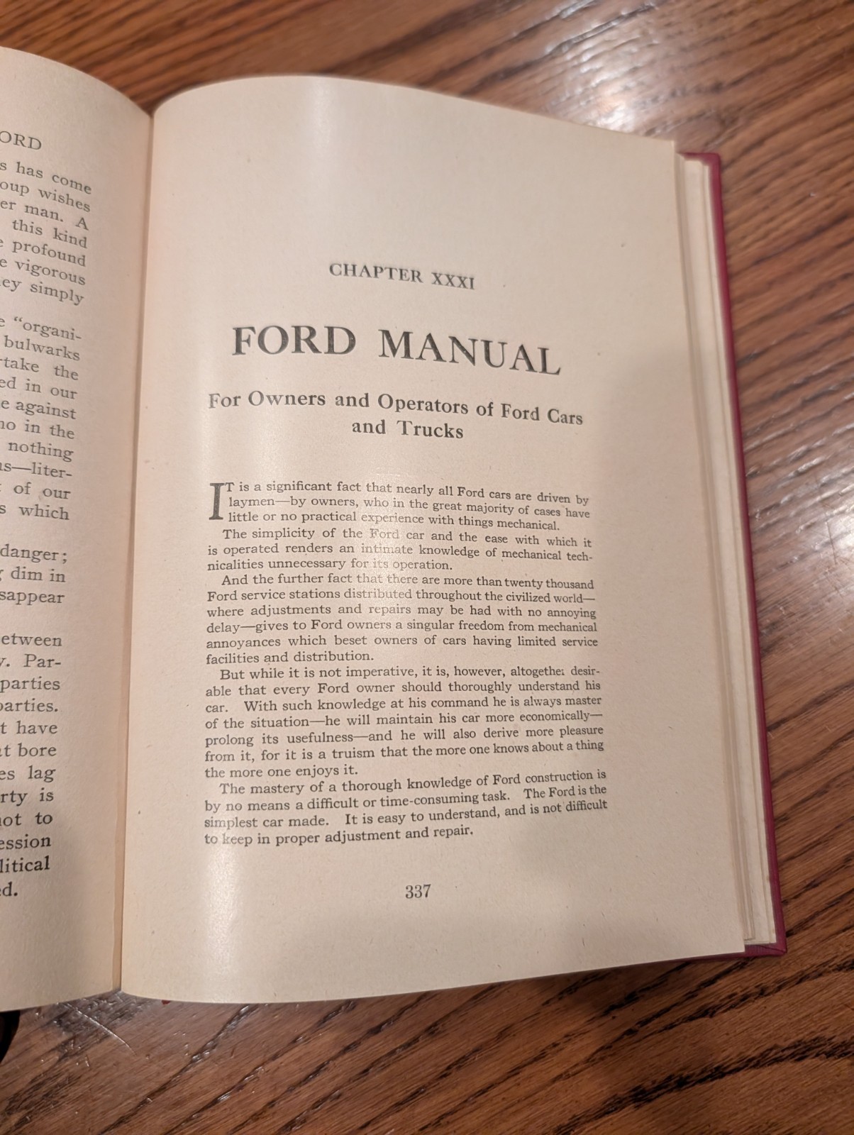 THE REAL STORY OF HENRY FORD 1922 1st Edition HC w/1919 Ford Owner’s Manual