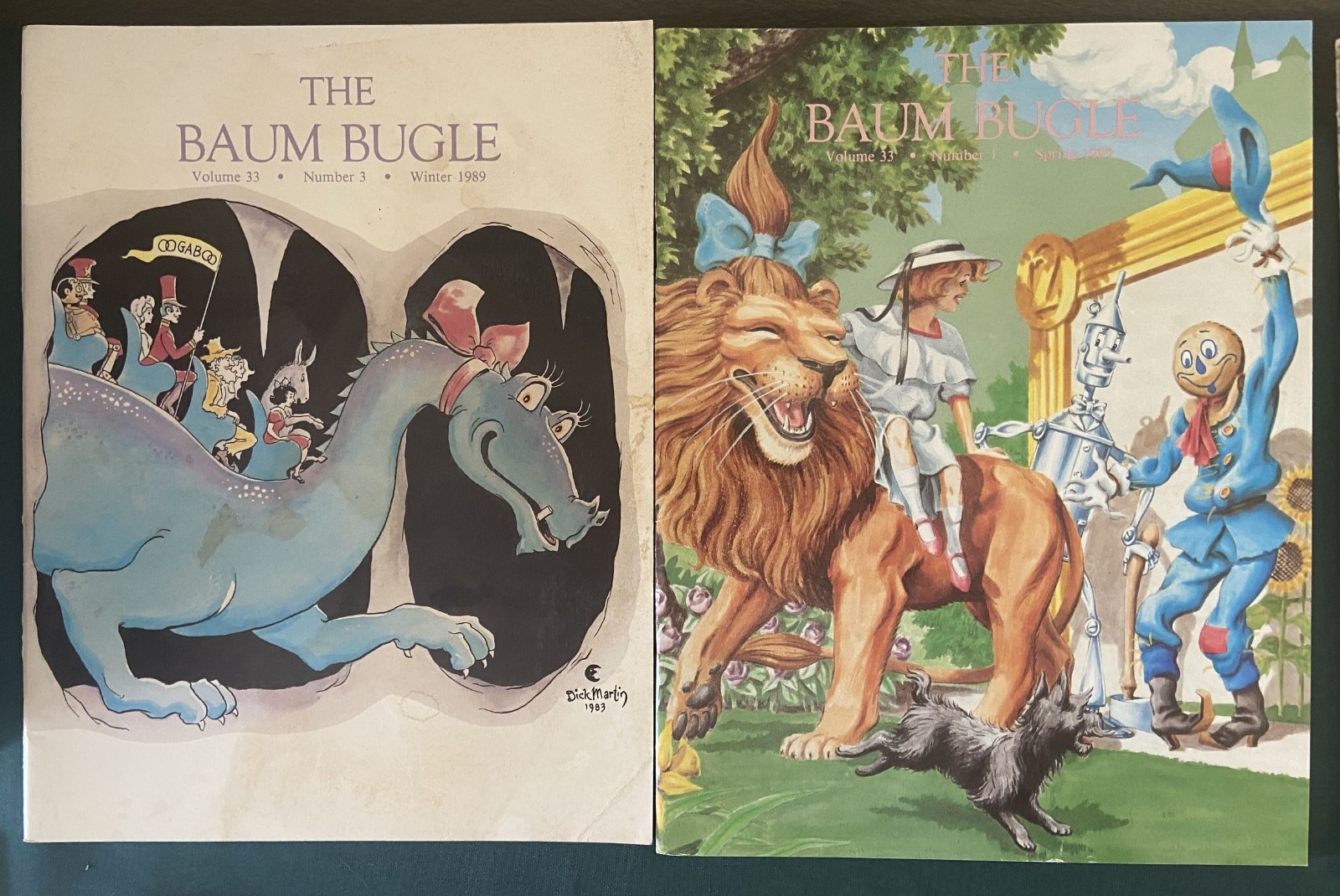 Baum Bugle Lot of 9 Autumn 1978-2025 Ozma Wizard of Oz Club Journal